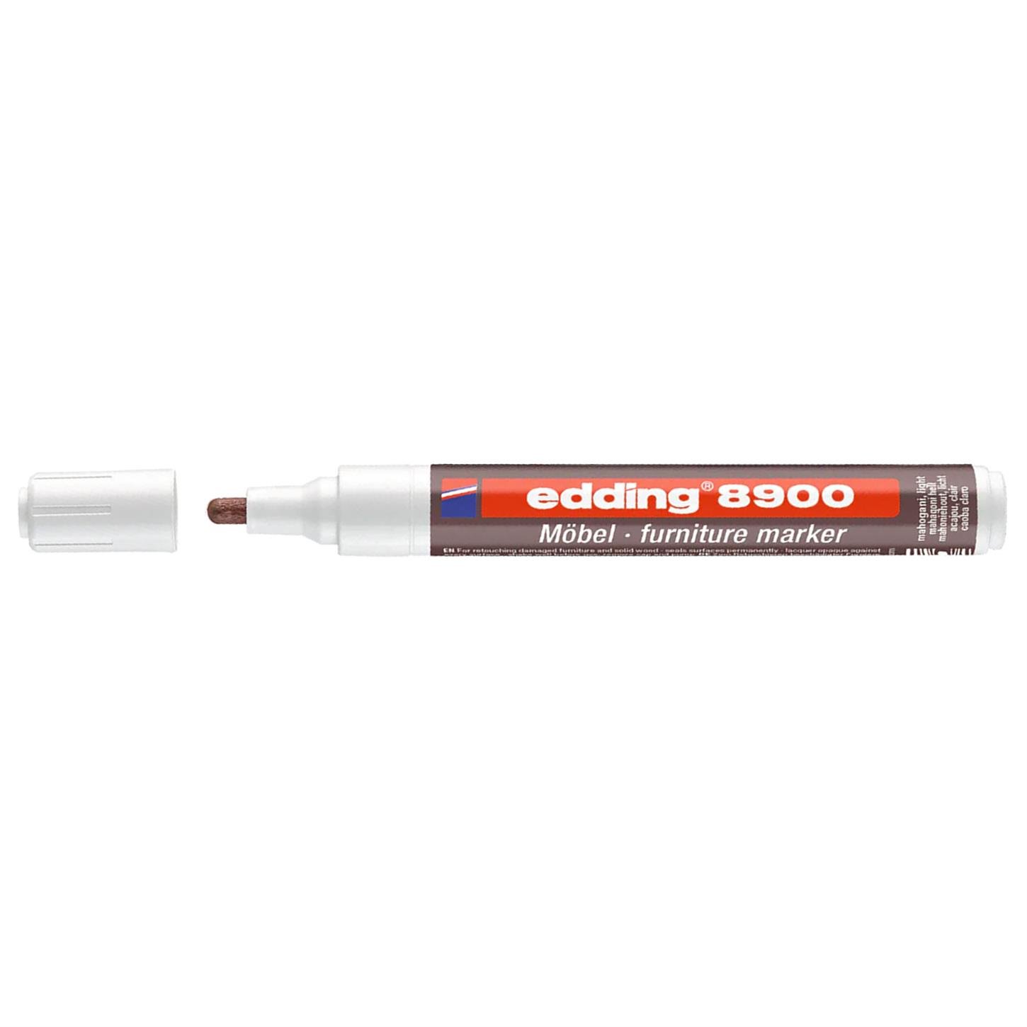 Edding 8900 Mobilya Rötuş Kalemi Yuvarlak Uç 1.5-2 mm Maun Açık(612)