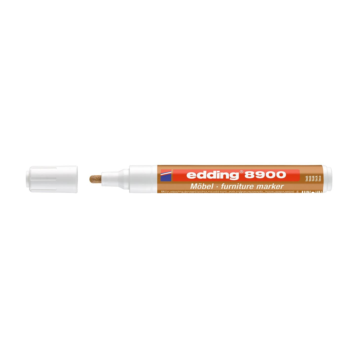 Edding 8900 Mobilya Rötuş Kalemi Yuvarlak Uç 1.5-2 mm Tik Ağacı(619)