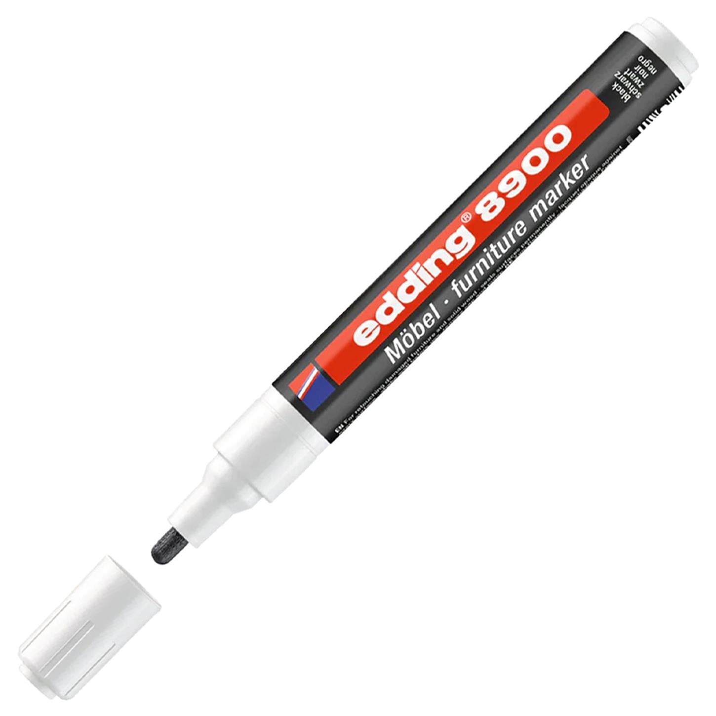 Edding 8900 Mobilya Rötuş Kalemi Yuvarlak Uç 1.5-2 mm Siyah(001)