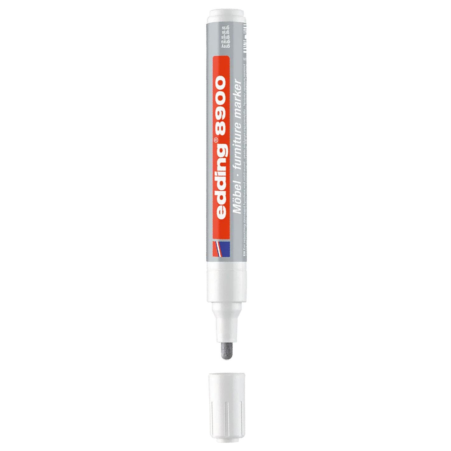 Edding 8900 Mobilya Rötuş Kalemi Yuvarlak Uç 1.5-2 mm Gri(012)