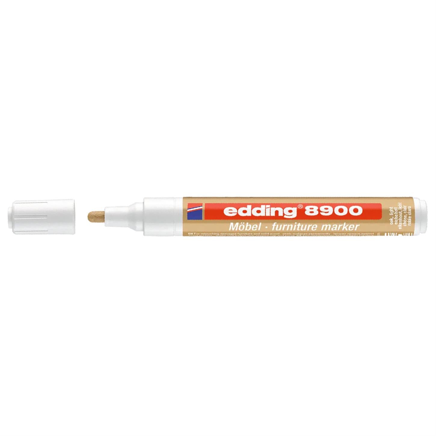 Edding 8900 Mobilya Rötuş Kalemi Yuvarlak Uç 1.5-2 mm Meşe Açık(616)