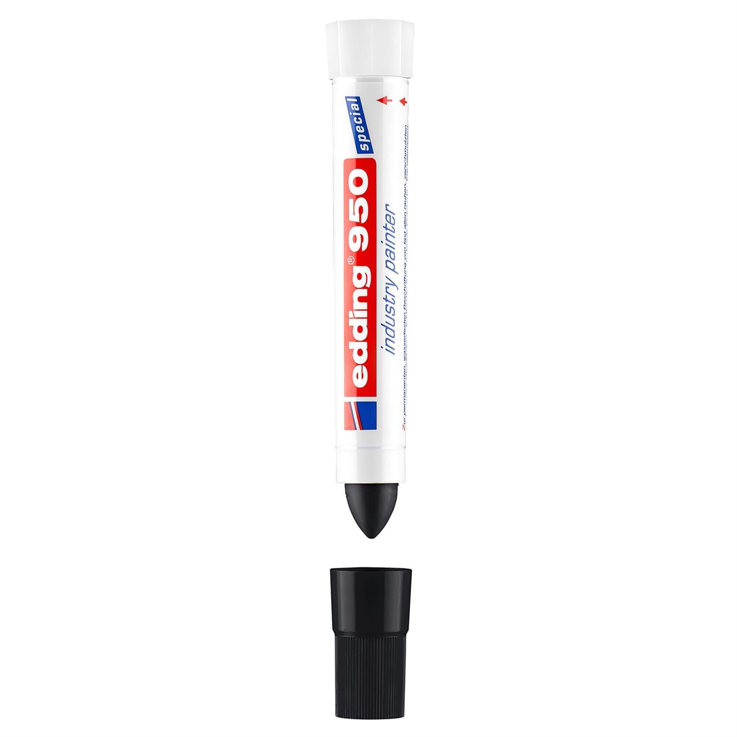 Edding 950 Endüstri Markörü Mum Uç 10 mm Siyah