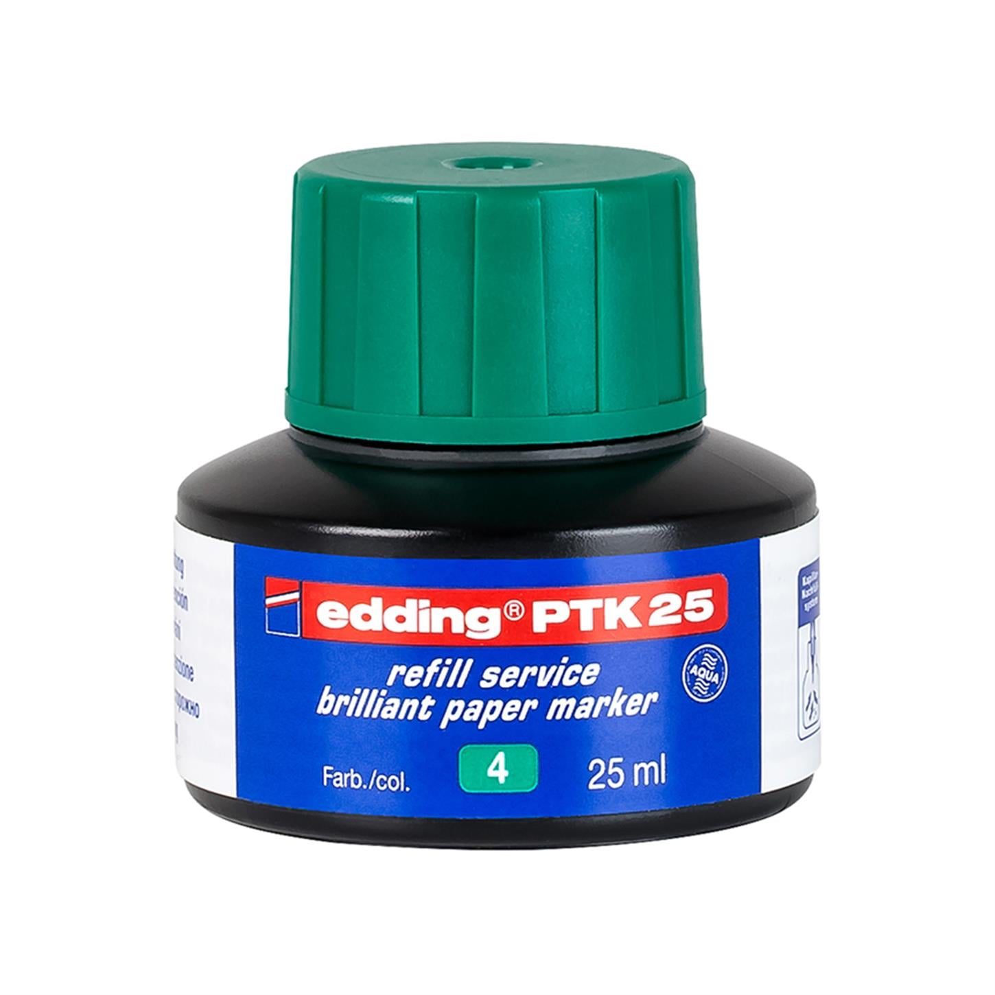 Edding Ptk 25 Yedek Mürekkep, Yeşil