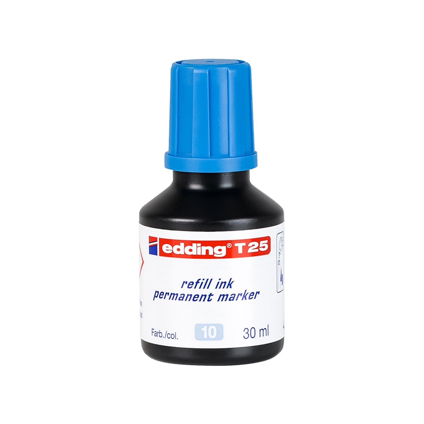Edding T 25 Yedek Mürekkep, Açık Mavi