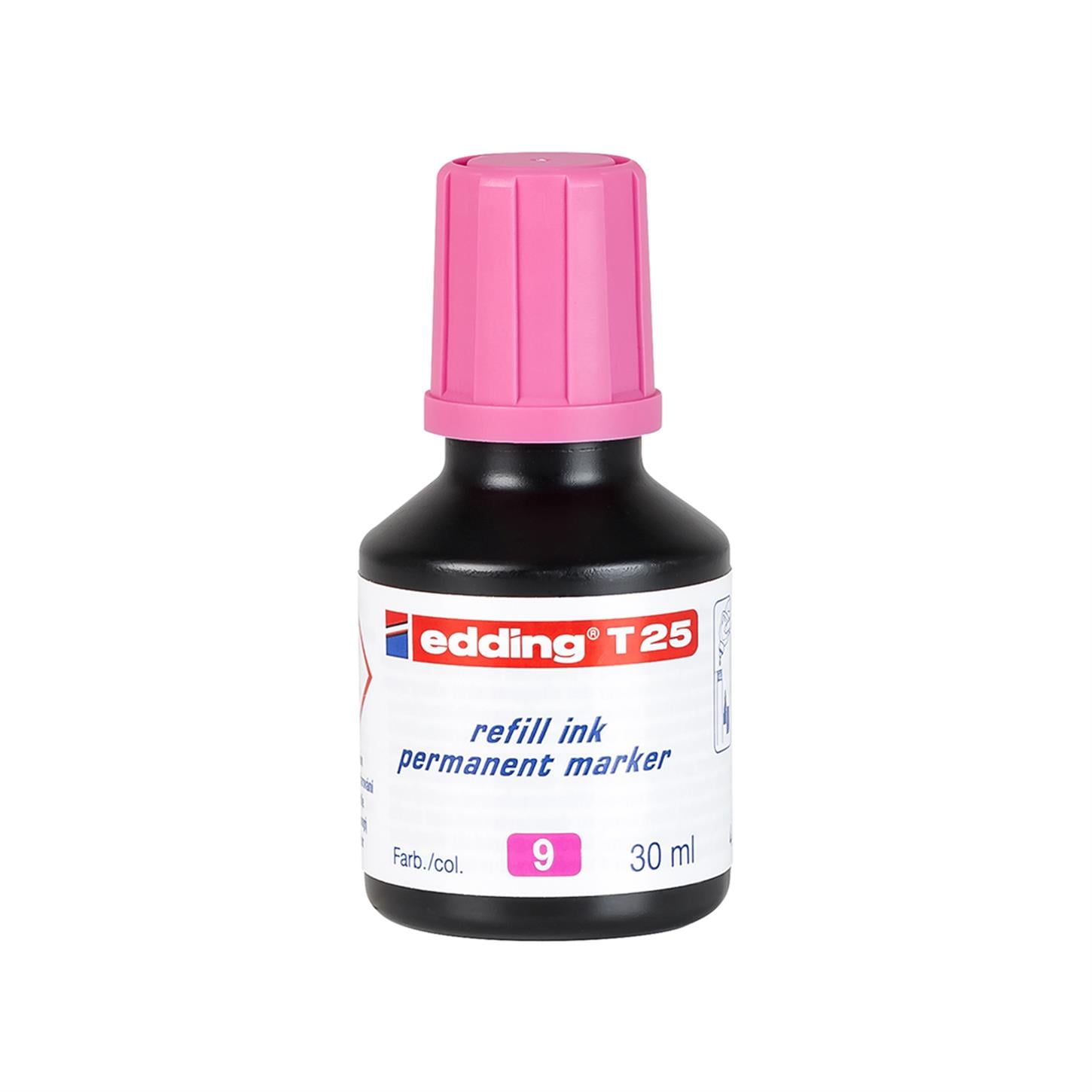 Edding T 25 Yedek Mürekkep, Pembe,