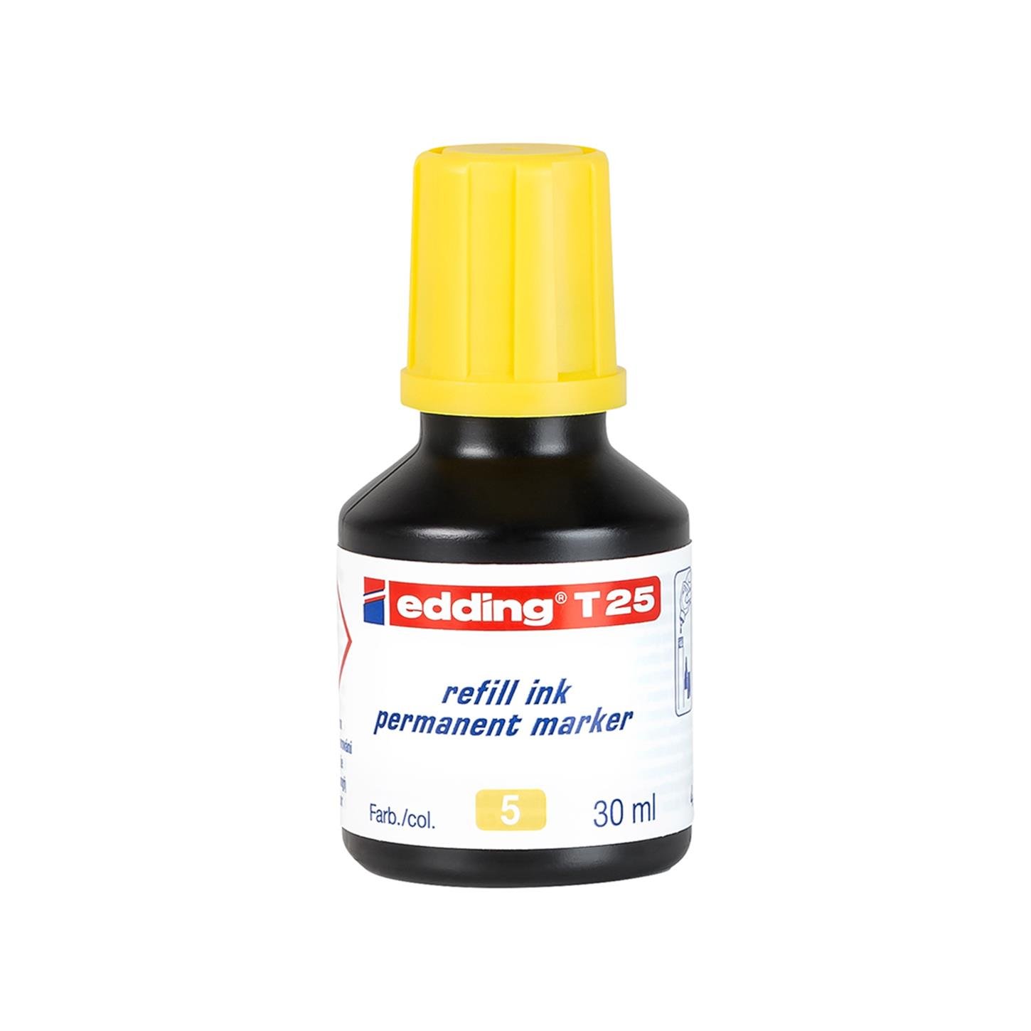 Edding T 25 Yedek Mürekkep, Sarı