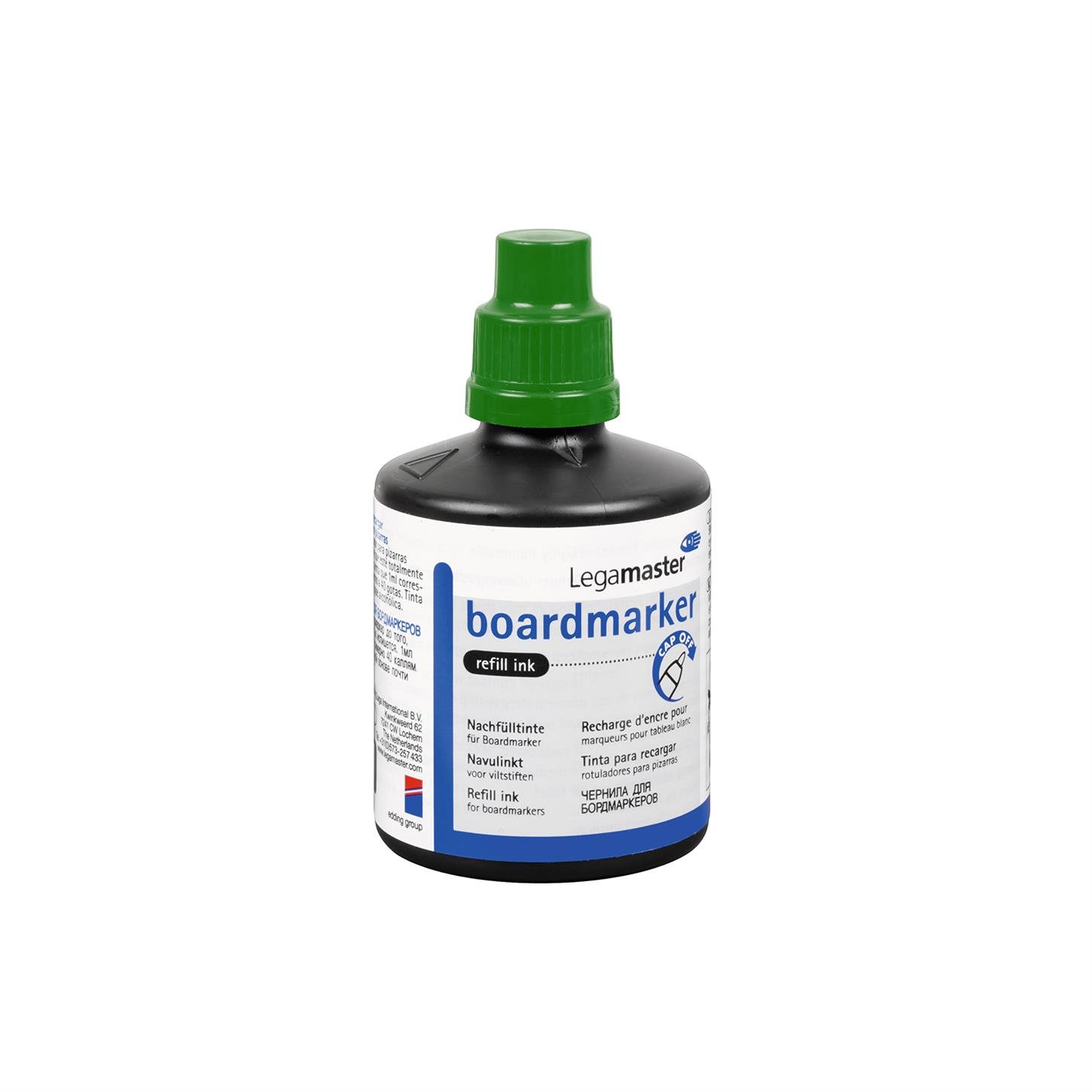 Eddinglegamaster Beyaz Yazı Tahtası Kalemi Yedek  Mürekkebi 100 ml Yeşil
