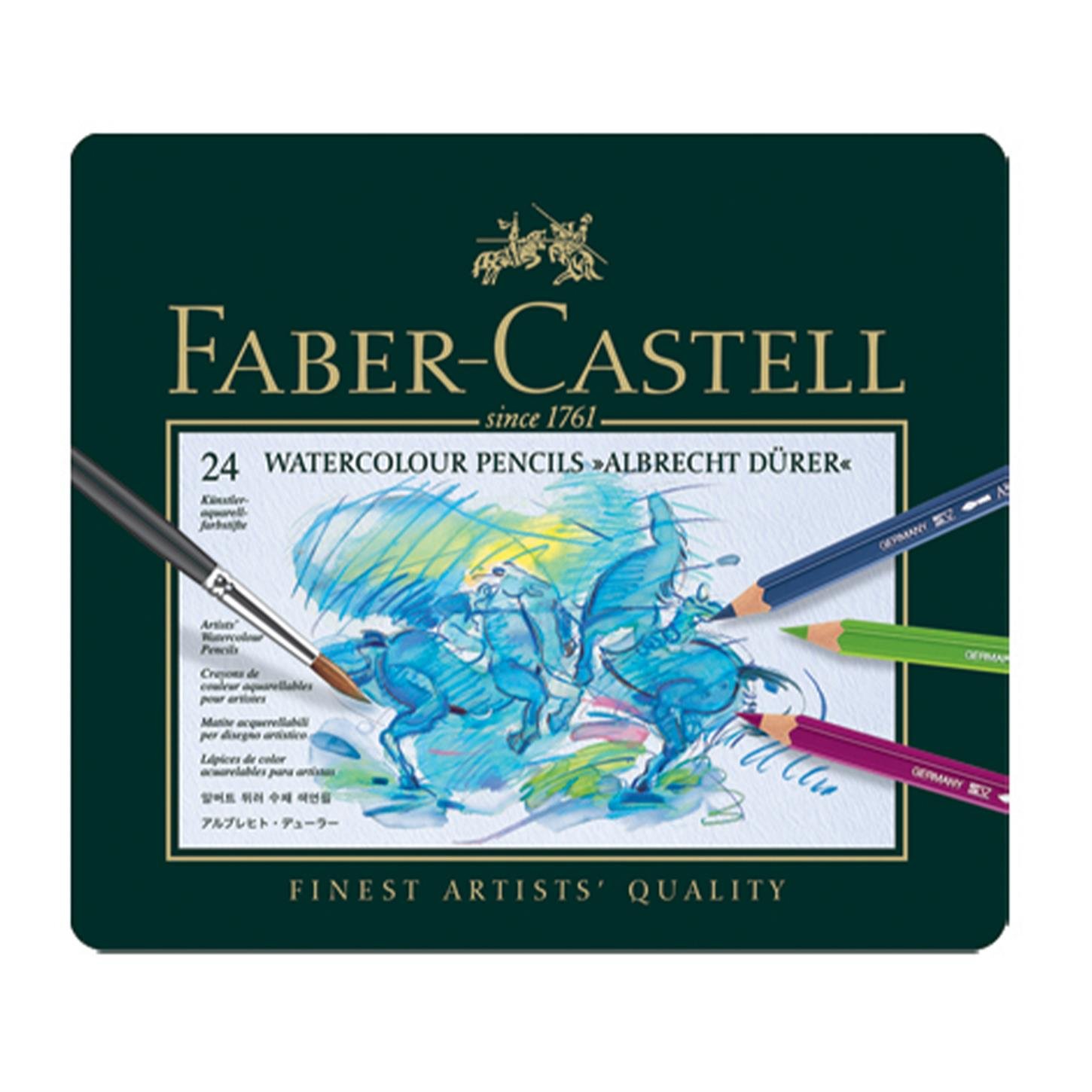 Faber Castel Albrecht Dürer Aquarell Kuru-Sulu  Boya Kalemi, 24lü