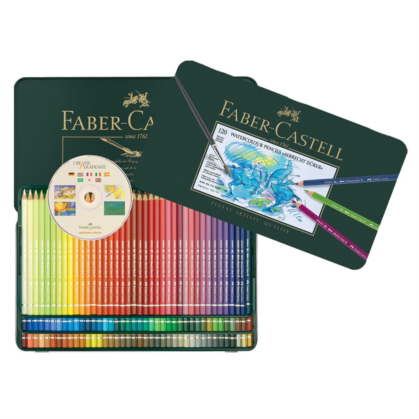 Faber Castel Albrecht Dürer Aquarell Kuru-Sulu  Boya Kalemi, 120li
