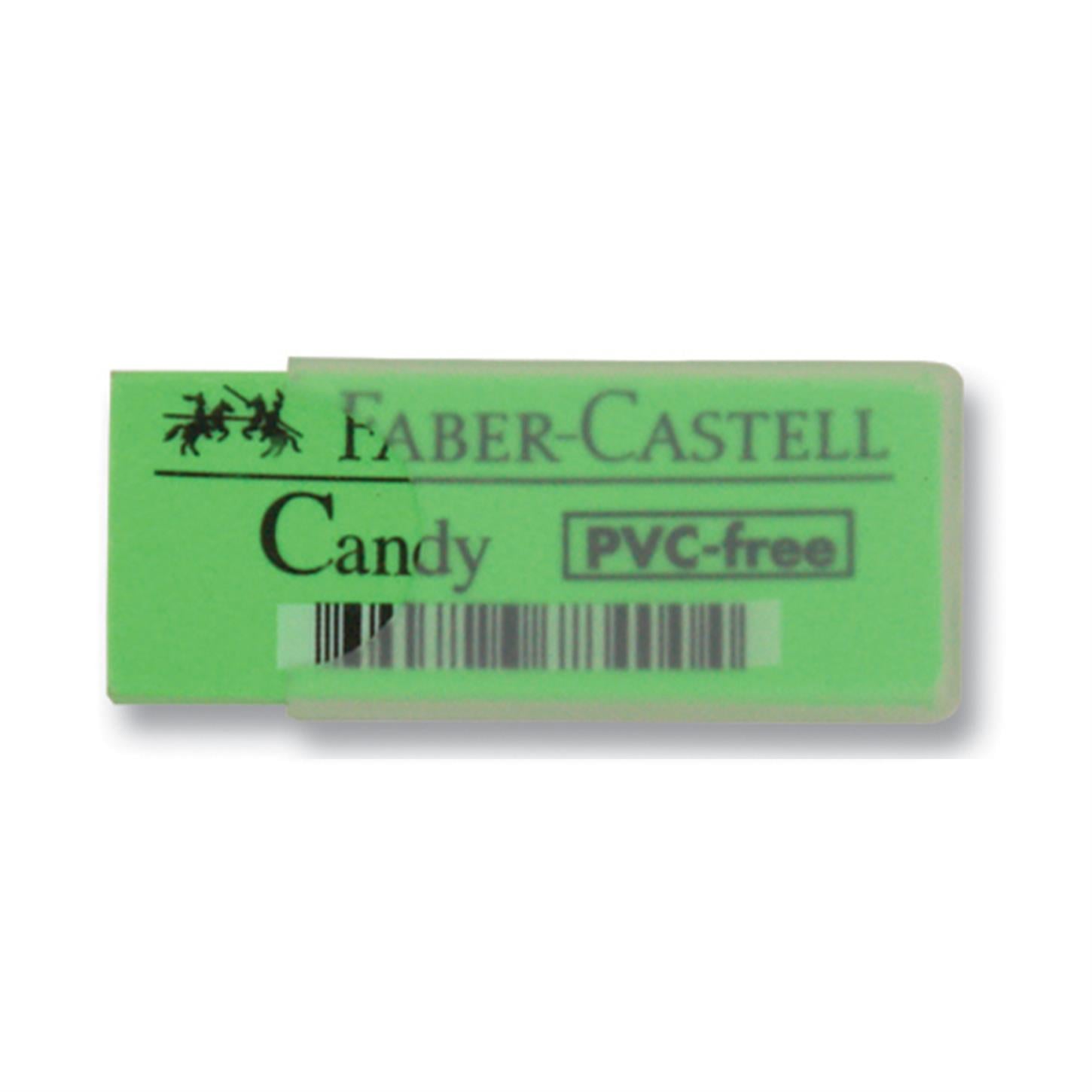 Faber Castel Candy Plastik Kılıflı Silgi, Karışık  Renkli, 30lu
