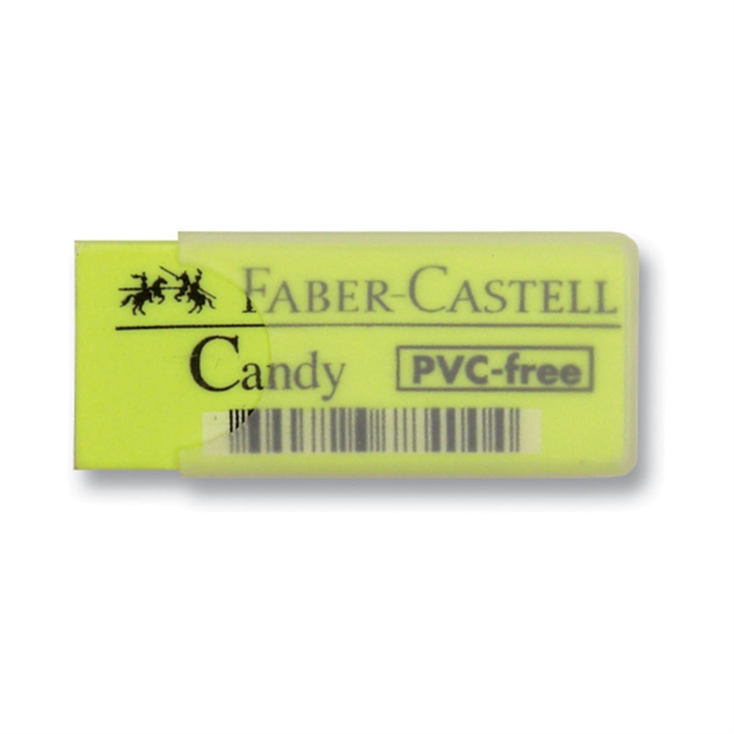 Faber Castel Candy Plastik Kılıflı Silgi, Karışık  Renkli, 30lu
