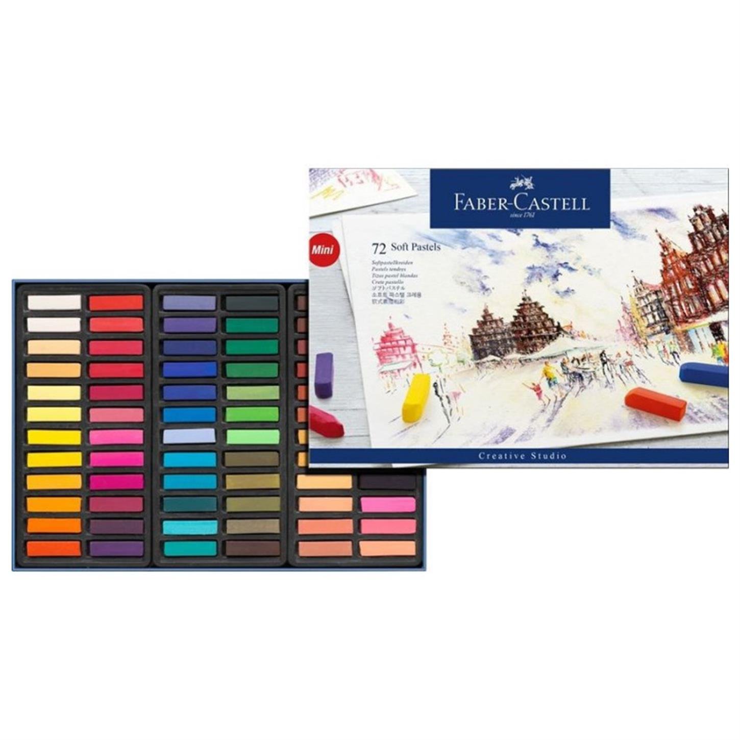 Faber Castel Creative Studio Mini Toz (Soft)  Pastel Boya, 72li