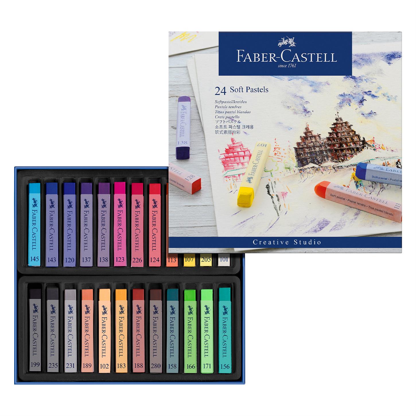 Faber Castel Goldfaber Creative Studio Toz Pastel  Boya, 24lü
