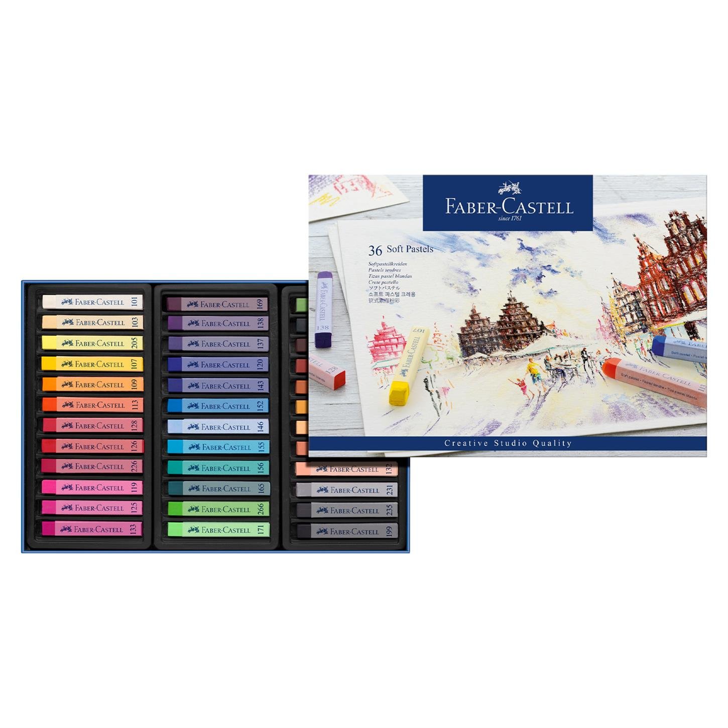 Faber Castel Goldfaber Creative Studio Toz Pastel  Boya, 36lı