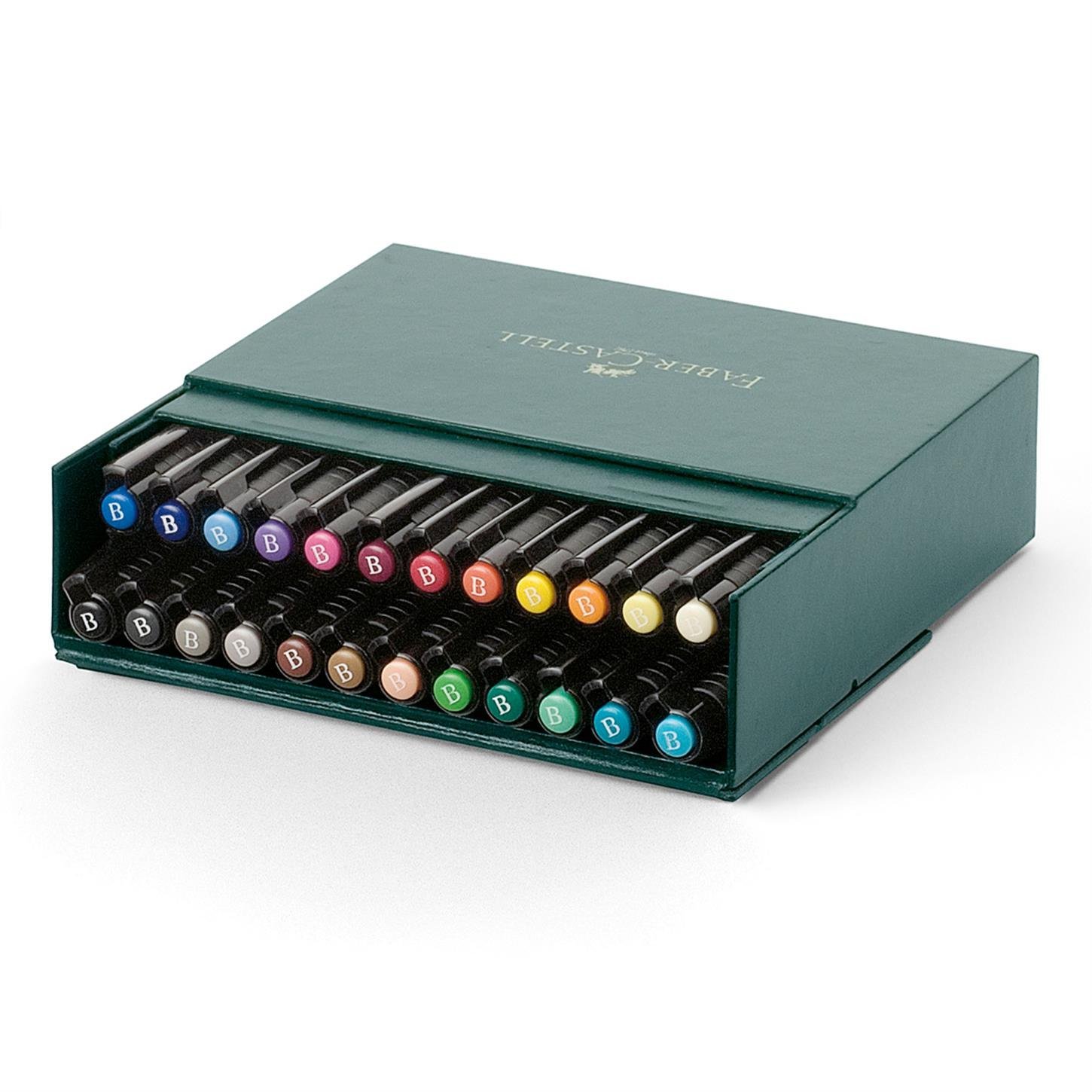 Faber Castel Pitt Artist Studio Box Fırça Uçlu  Çizim Kalemi, 24lü