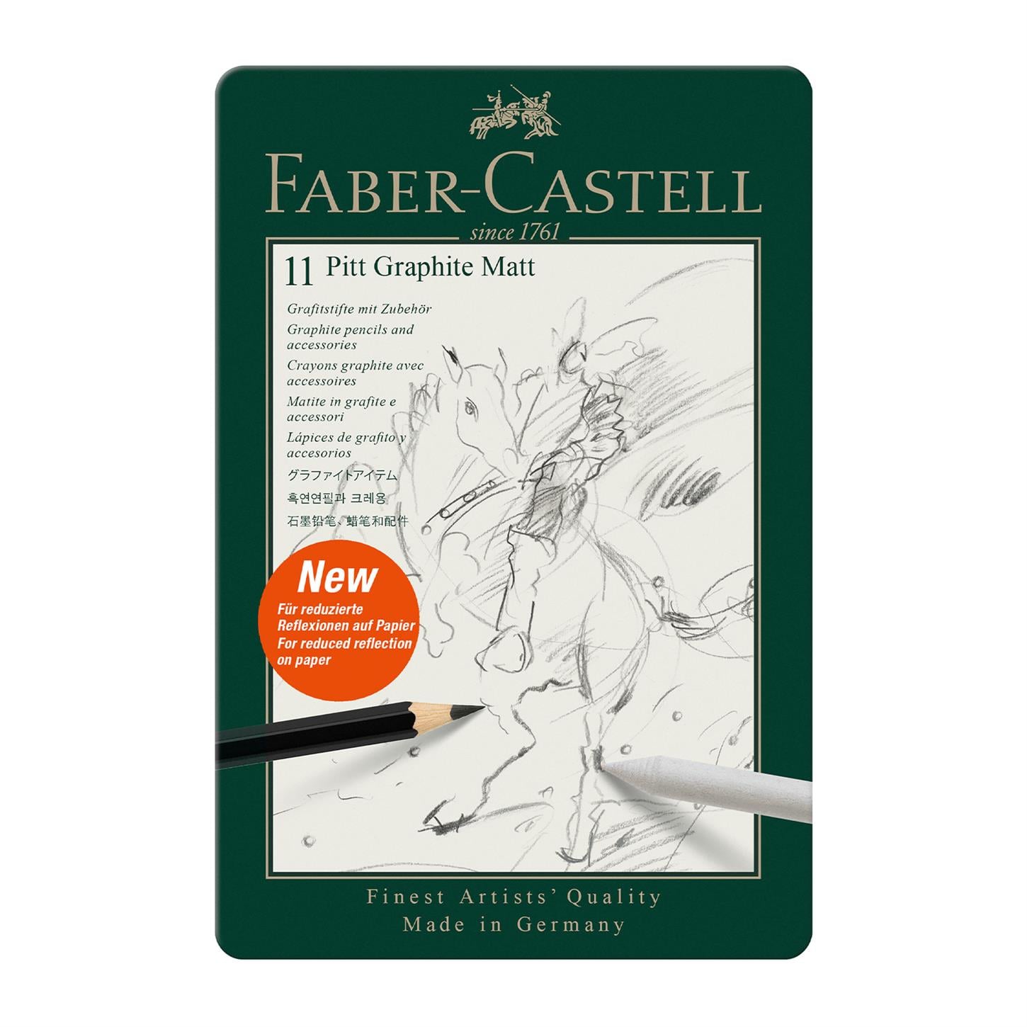 Faber Castel Pitt Graphite Matt Dereceli Kalem 11l