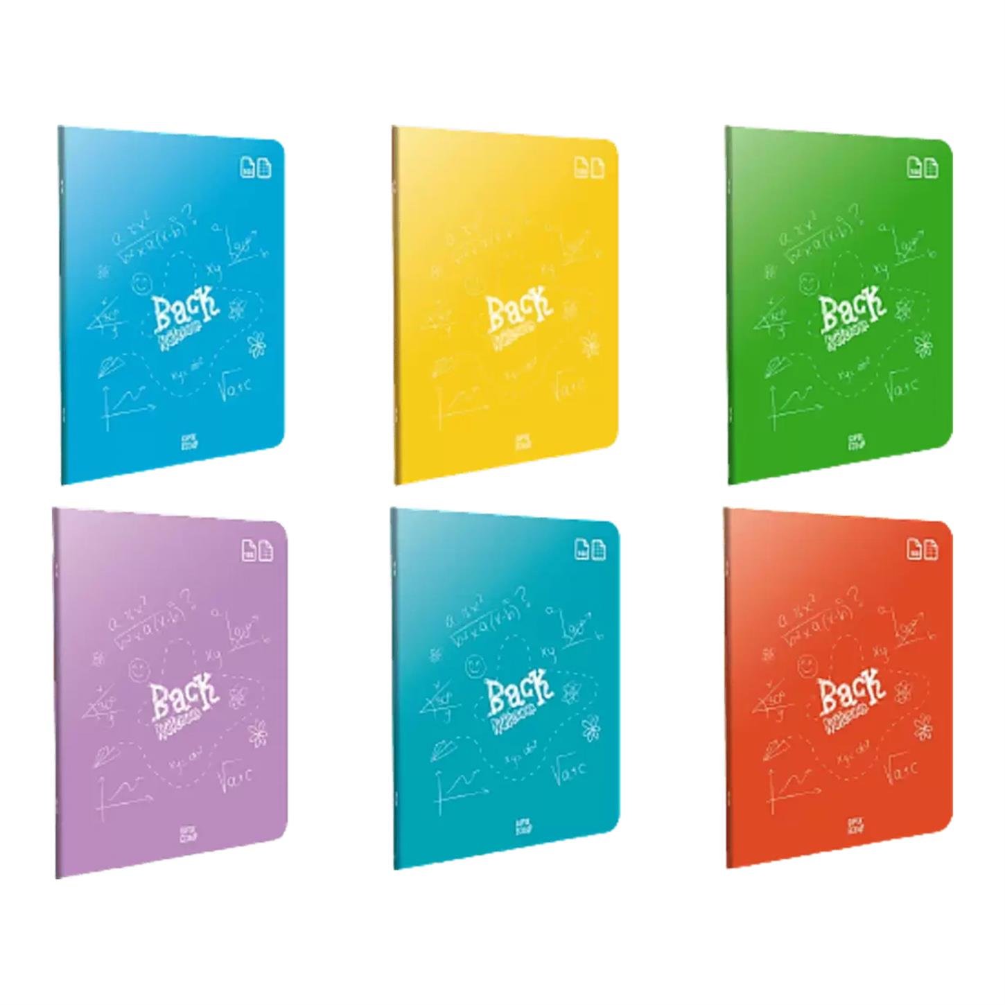 Gıpta Eco Back Plastik Kapak Defter A5 60 Yaprak Çizgili