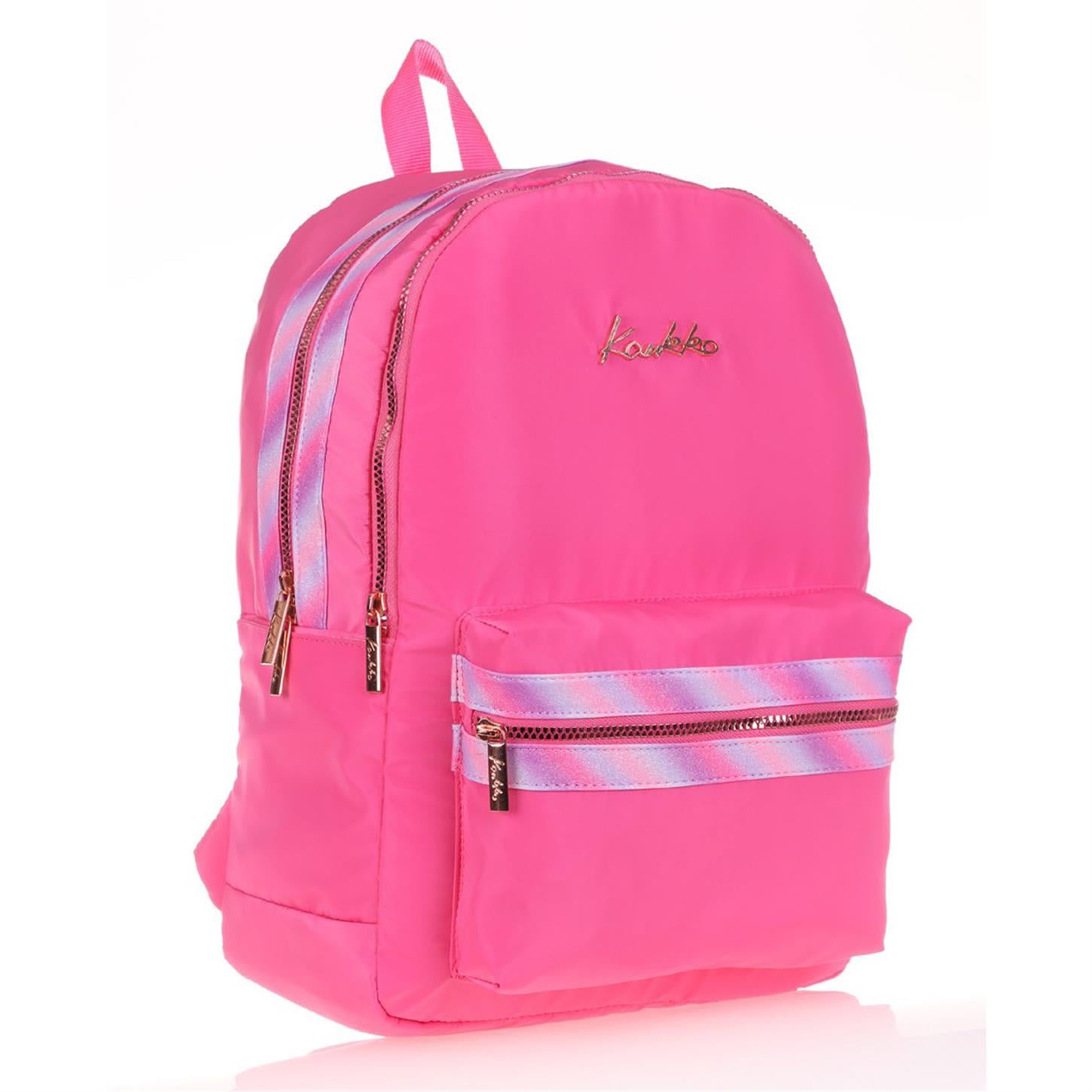 Kaukko Magic Gloss Sırt Çantası, Pembe