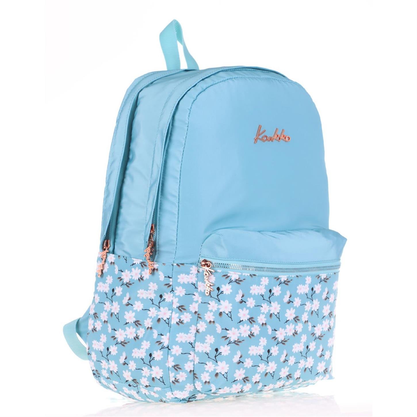 Kaukko Soft Floral Sırt Çantası, Ocean