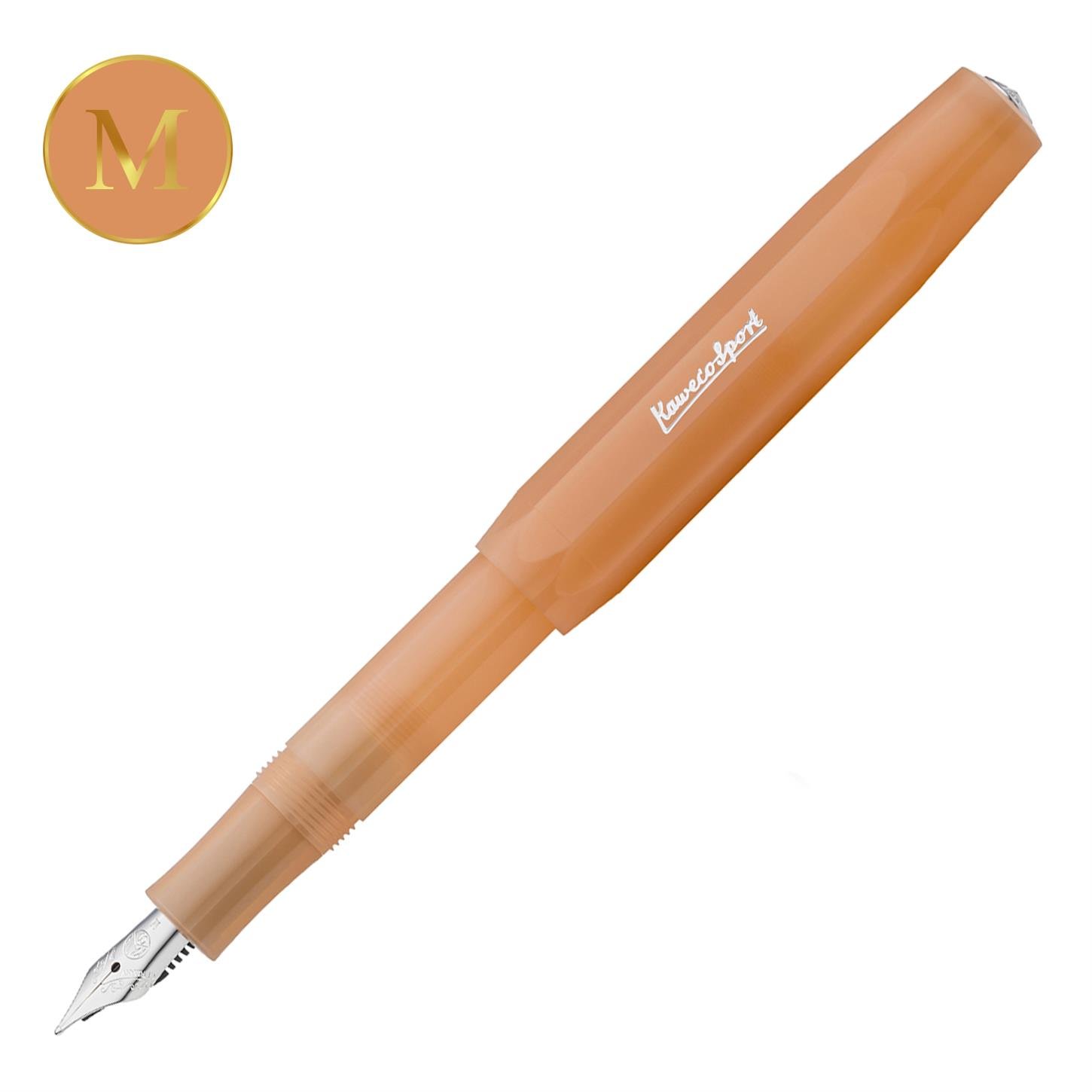 Kaweco Frosted Sport Dolma Kalem Şeftali  Medium (M) Uç