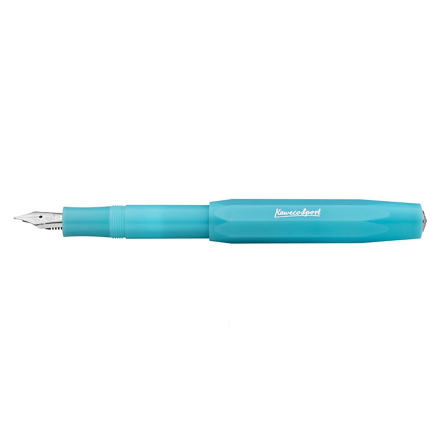 Kaweco Frosted Sport Dolma Kalem Turkuaz Fine (F)  Uç