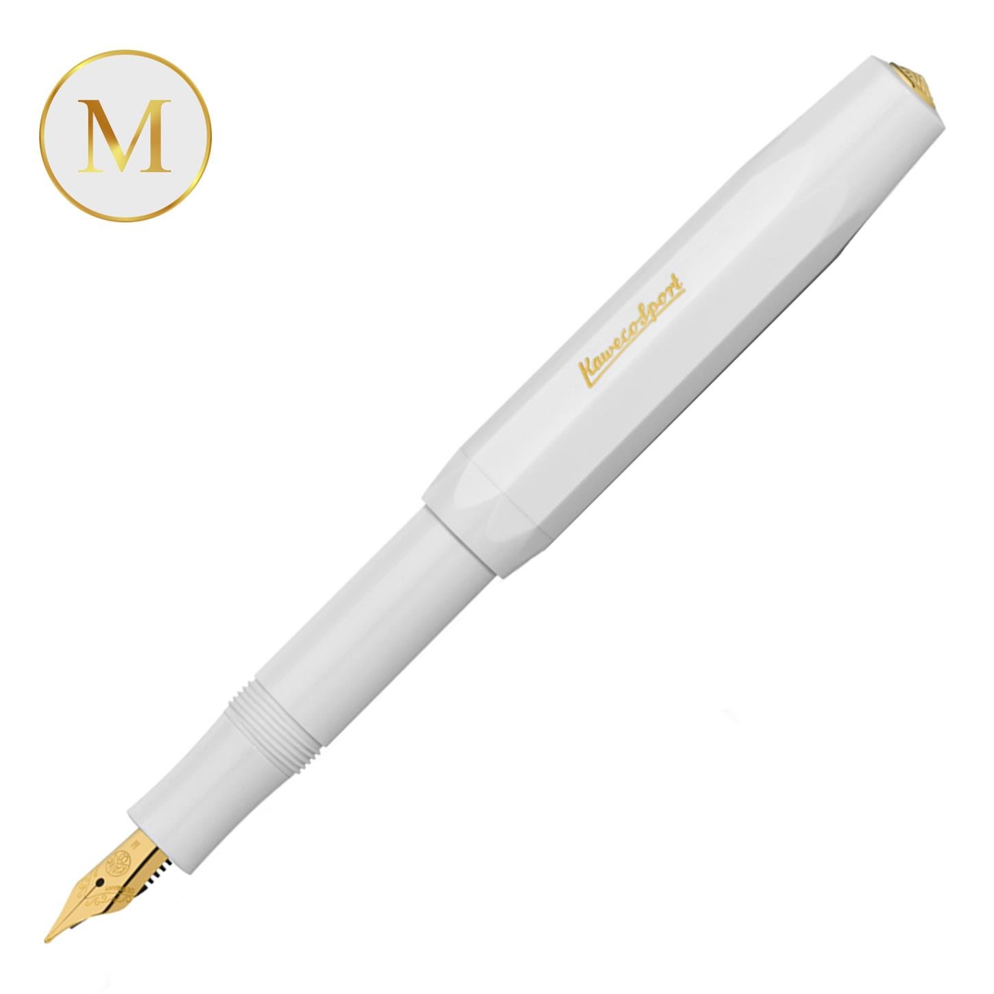 Kaweco Klasik Sport Dolma Kalem Beyaz Fine (F) Uç