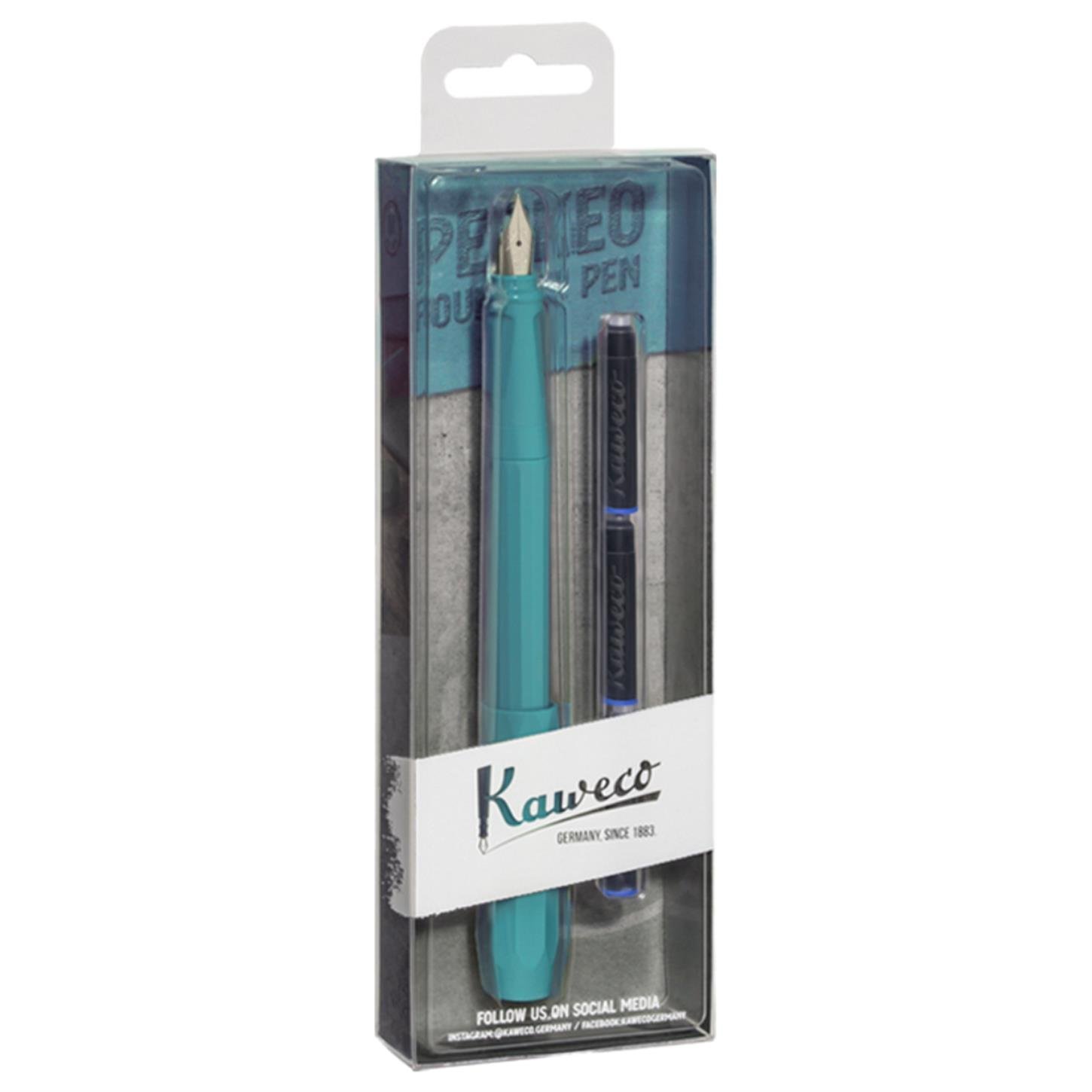 Kaweco Perkeo Dolma Kalem Seti Ördek Yeşili Medium  (M) Uç
