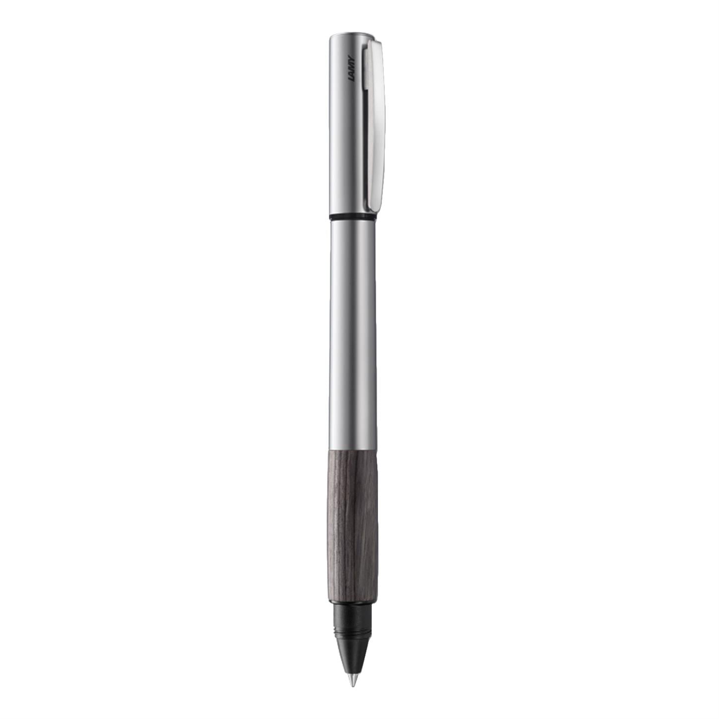 Lamy Accent Roller Kalem, Alüminyum Gövde,  Değşitirilebilen Ahşap Grip, Gri