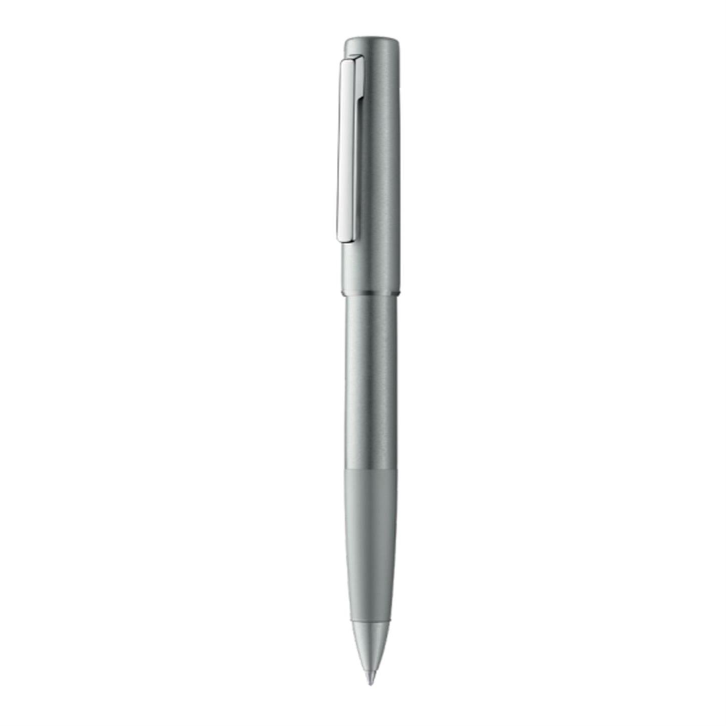 Lamy Aion Roller Kalem, Mat Alüminyum Gövde, Paslanmaz Çelik Klips, Olive Gümüş