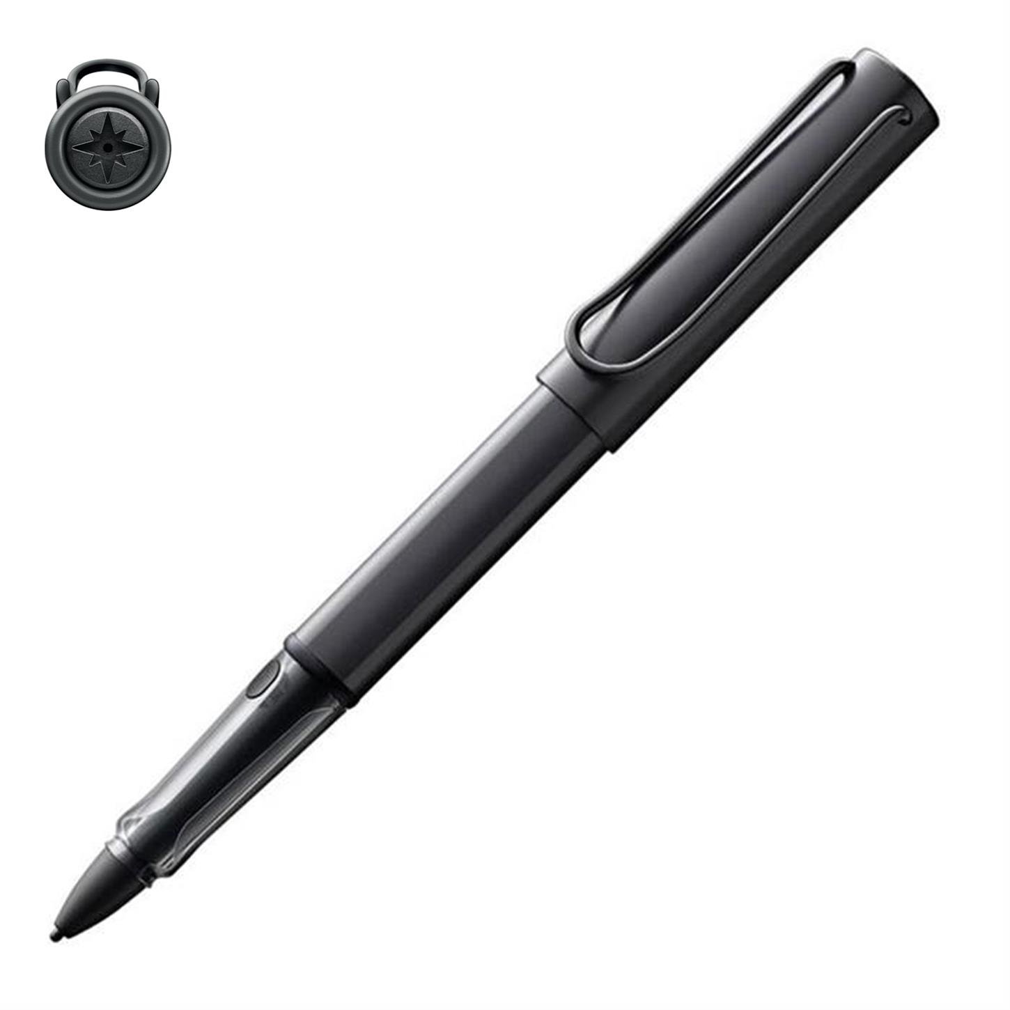 lamy Al-Star Dijital Yazım Gereci, Alüminyum Gövde , Ergonomik Grip, Parlak Siyah Klips, EMR, Siyah