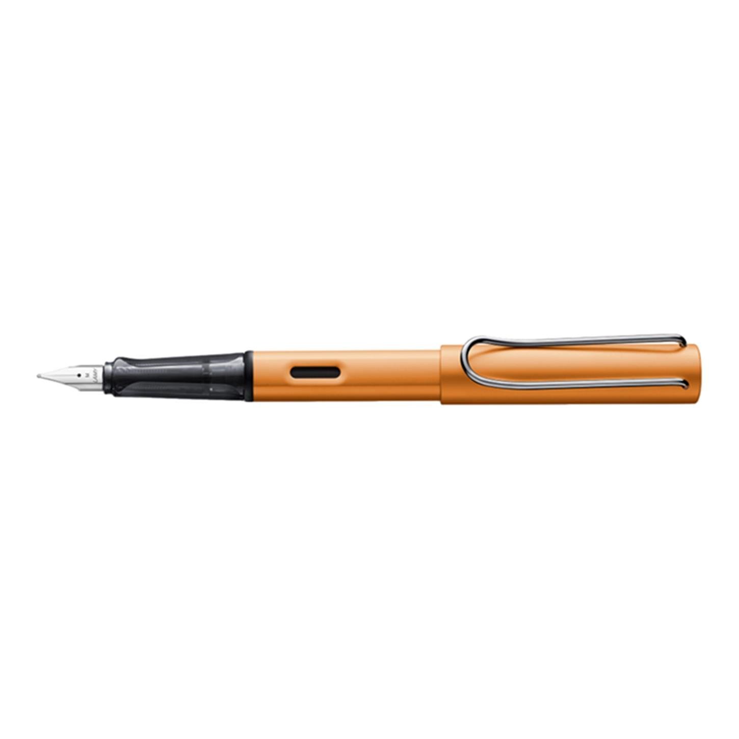 Lamy Al-Star Dolma Kalem, Alüminyum Gövde,  Ergonomik Grip, Çelik Uçlu, (F) Uç, Bronz