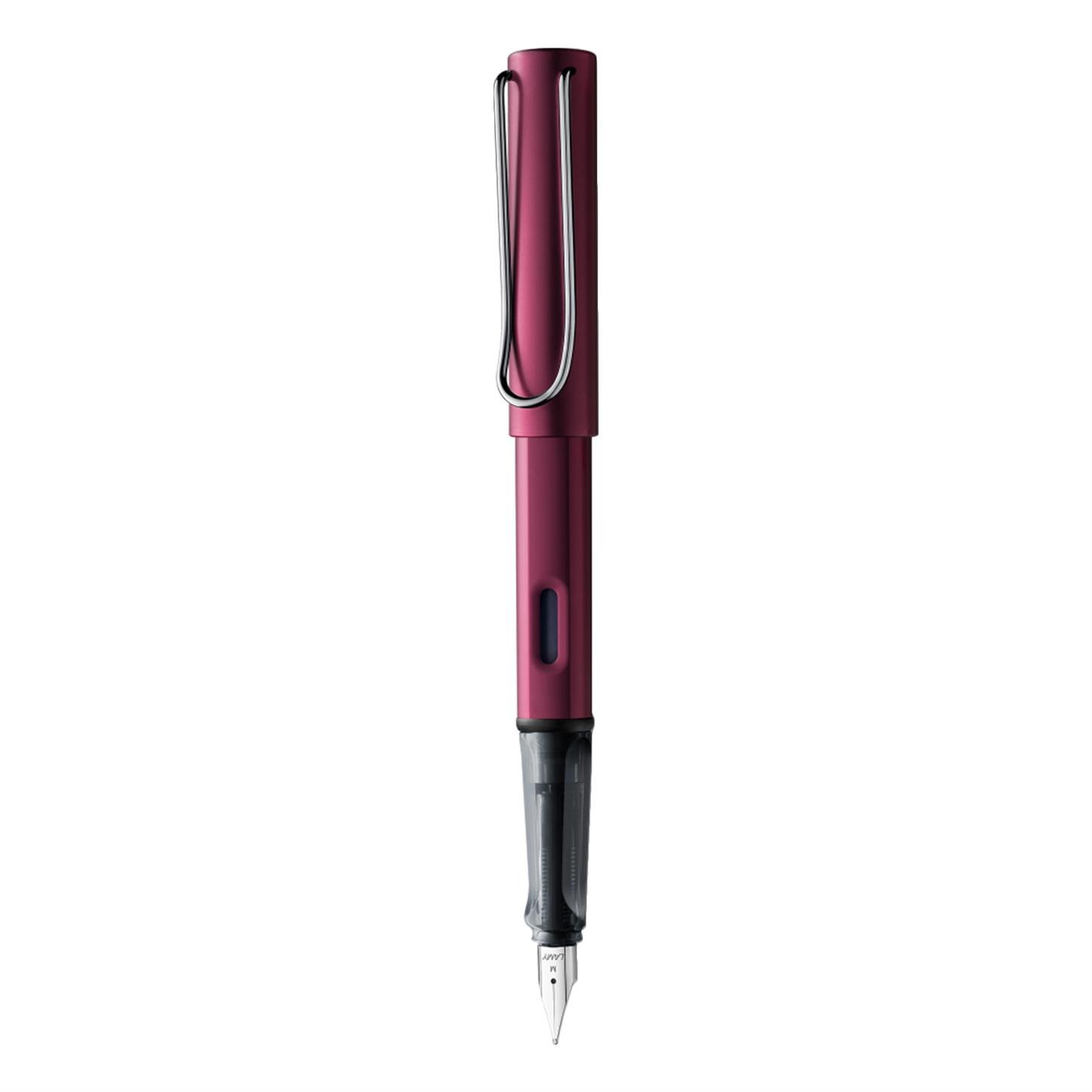 Lamy Al-Star Dolma Kalem, Alüminyum Gövde,  Ergonomik Grip, Parlak Çelik Uçlu, (FB Uç, Parlak