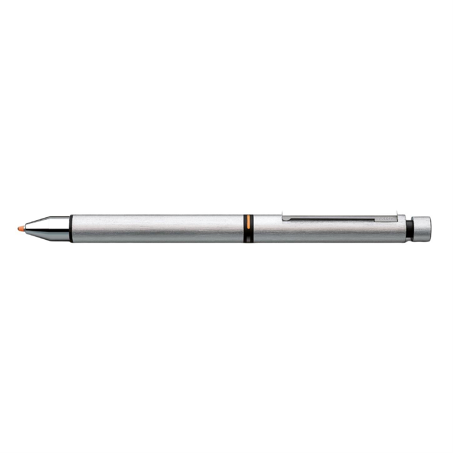Lamy Cp1 Fonksiyonlu Kalem, Tükenmez+Versatil+ Fosforlu Kalem, Paslanmaz Çelik Gövde, Dokulu Meta
