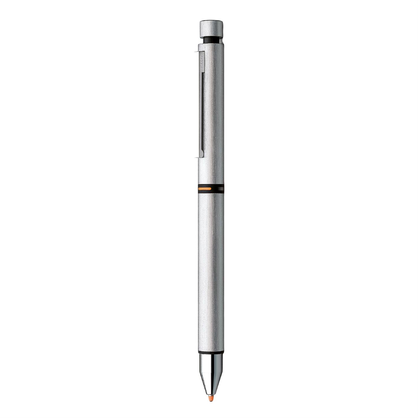 Lamy Cp1 Fonksiyonlu Kalem, Tükenmez+Versatil+ Fosforlu Kalem, Paslanmaz Çelik Gövde, Dokulu Meta
