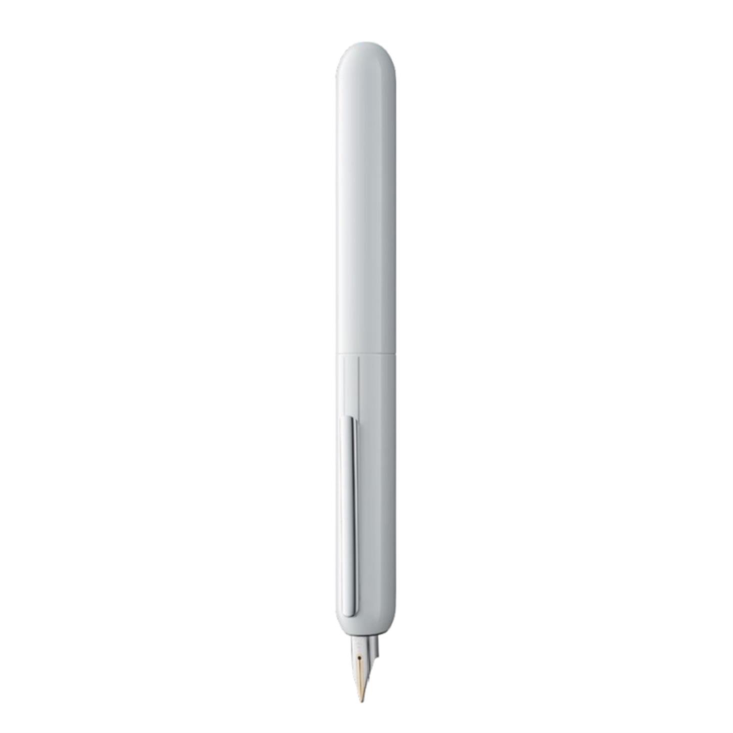 Lamy Dialog 3 Dolma Kalem, Lake Gövde, Platinyum Kaplı Klips,  14K Çift Renkli Altın (M) Uç, Parlak