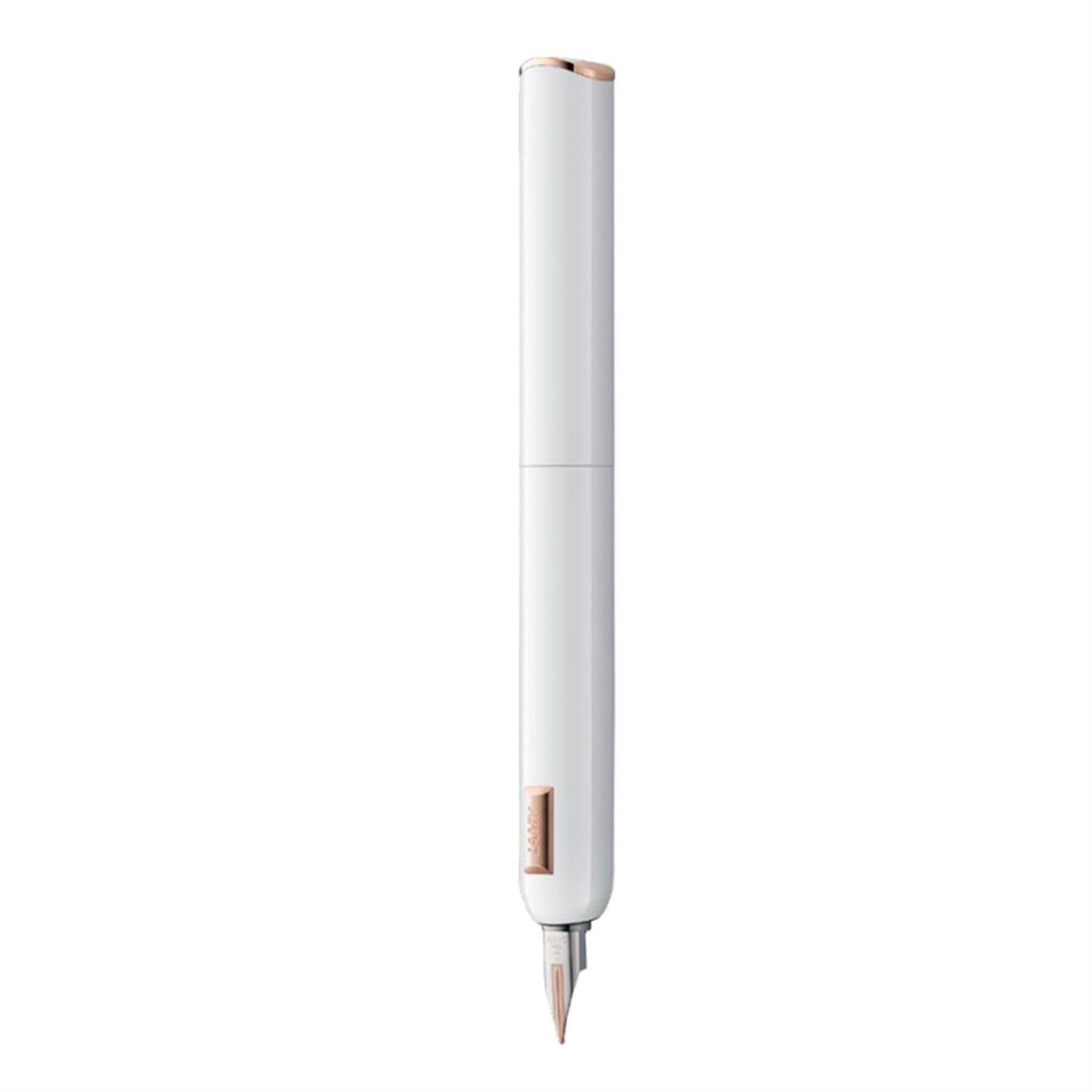 Lamy Dialog CC Dolma Kalem, Lake Gövde,Platinyum Kaplı Klips,  14K Çift Renkli Altın (EF) Uç, Parla