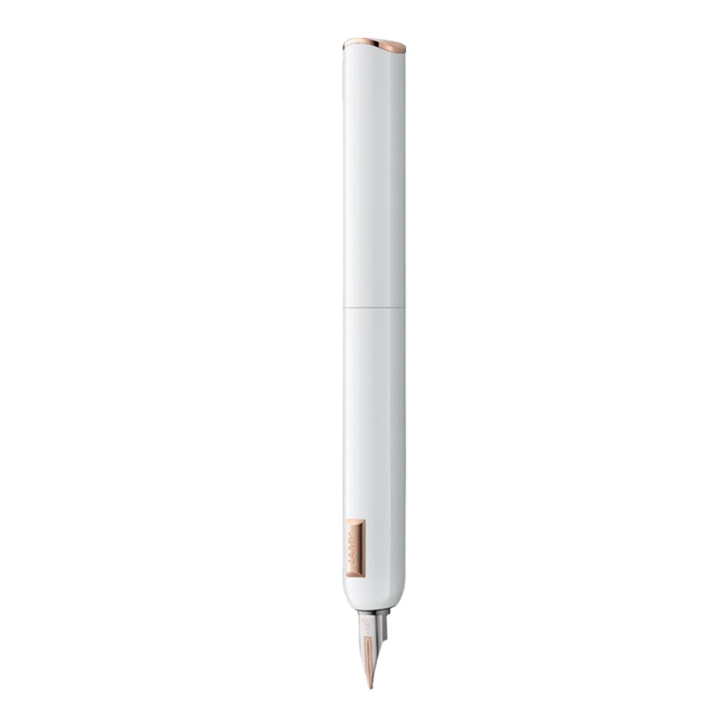 Lamy Dialog CC Dolma Kalem, Lake Gövde,Platinyum Kaplı Klips,  14K Çift Renkli Altın (F) Uç, Parlak