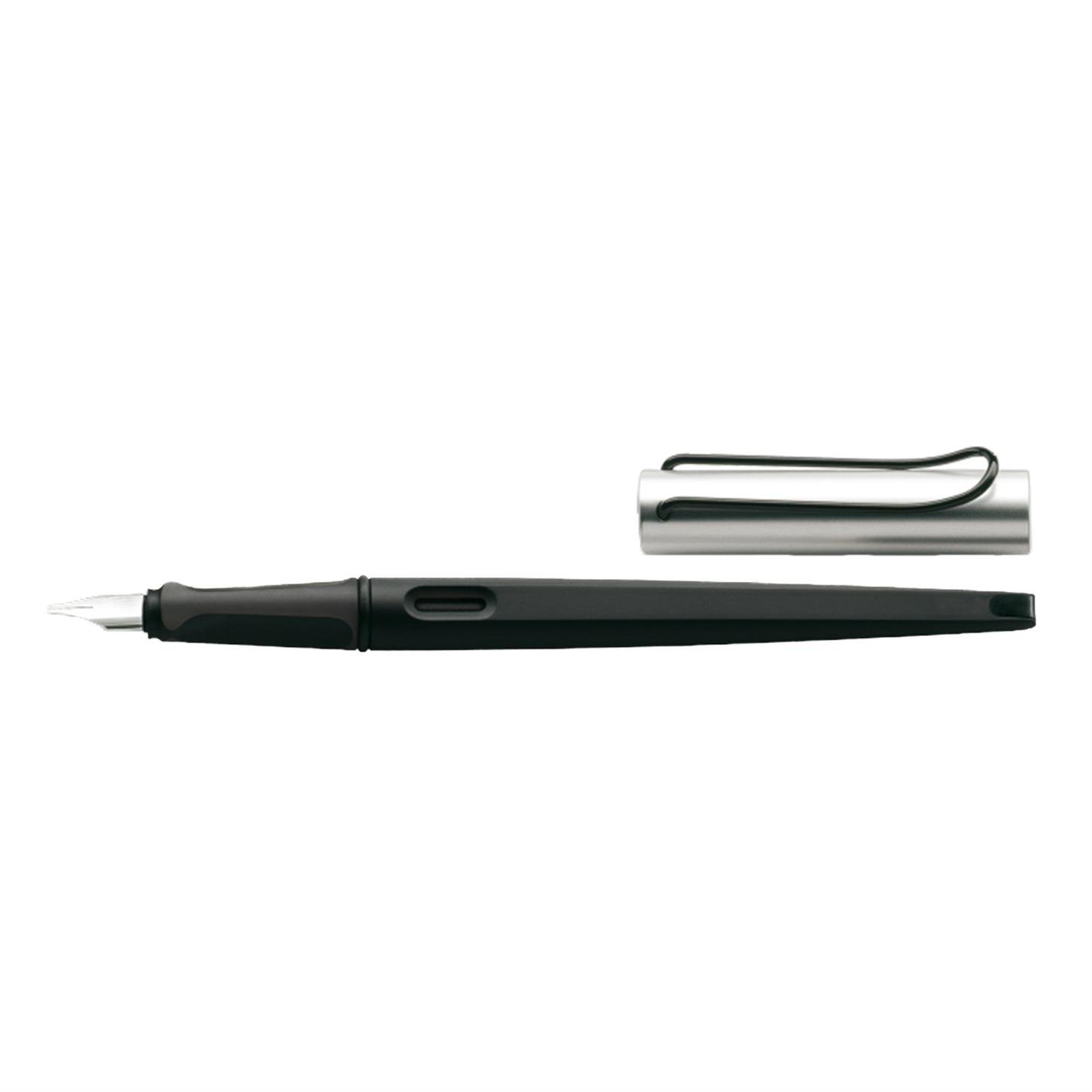 Lamy Joy Al Kaligrafi Dolma Kalemi,Plastik Gövde,  Alüminyum Kapak, Çelik Uç, Mat Siyah, 1.1 mm Uç