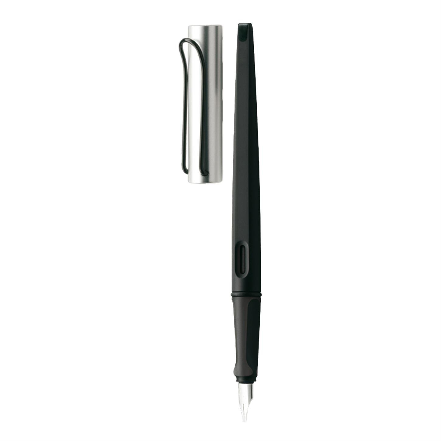 Lamy Joy Al Kaligrafi Dolma Kalemi,Plastik Gövde,  Alüminyum Kapak, Çelik Uç, Mat Siyah, 1.1 mm Uç