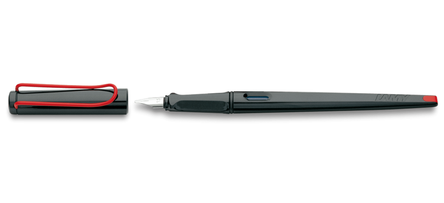 Lamy Joy Kaligrafi Dolma Kalemi, Dayanıklı Plastik Gövde, Çelik Uç, Mat Siyah, 1.5 mm Uç