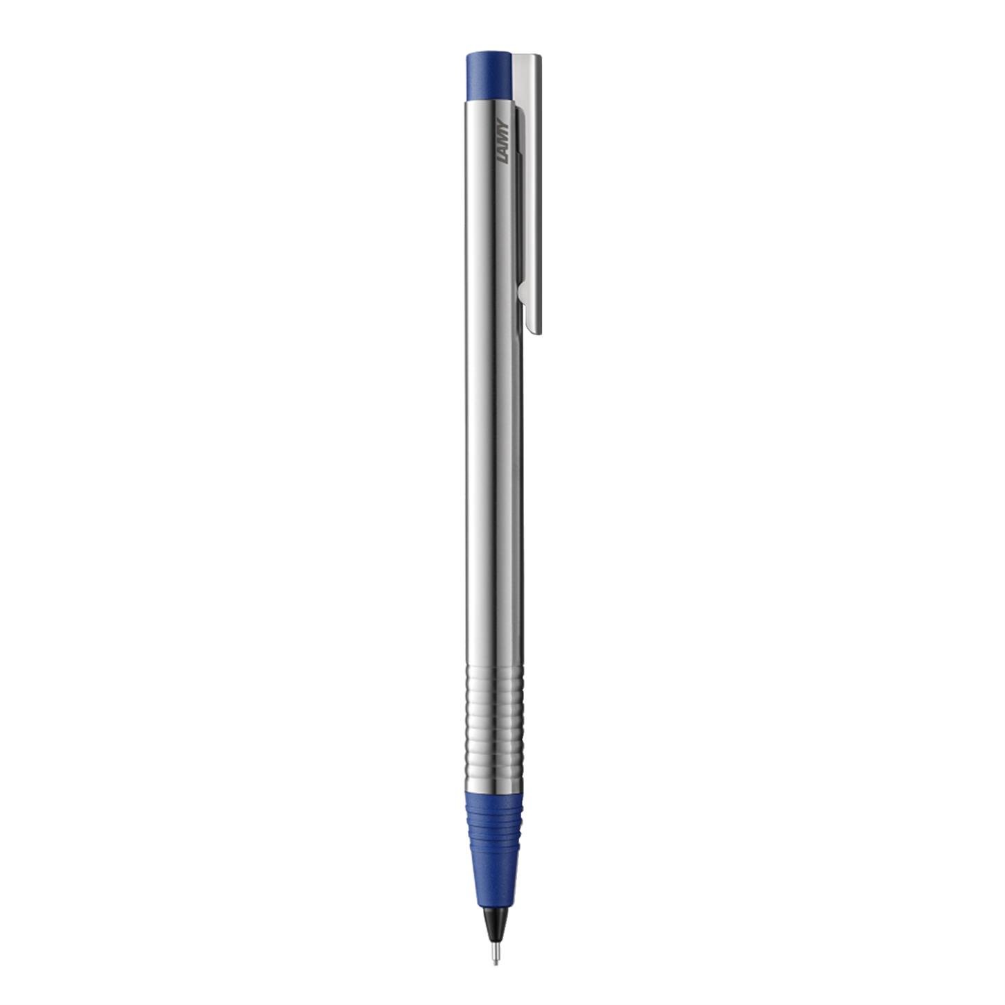 Lamy Logo Versatil Kalem, Mat Paslanmaz Çelik  Gövde, Mat Paslanmaz Çelik Halkalı Grip, 0.5 Uç, G