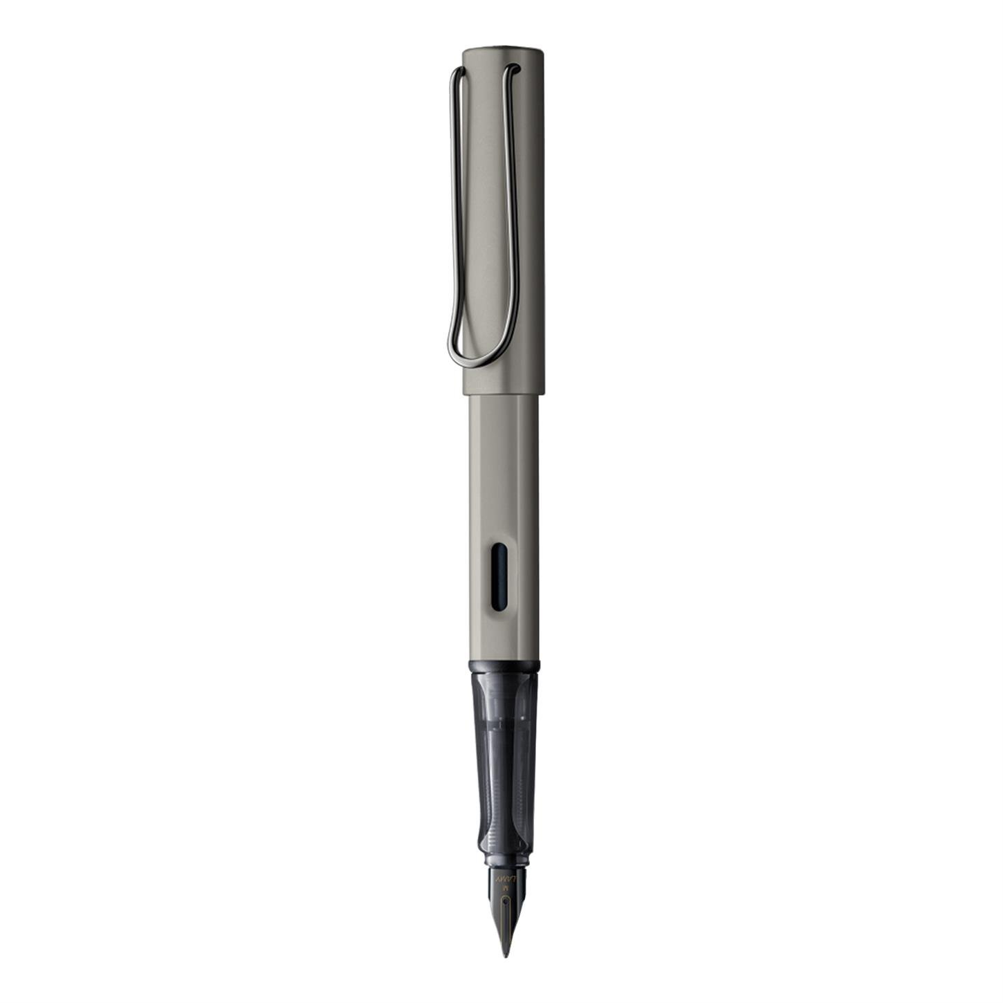 Lamy Lx Dolma Kalem, Alüminyum Gövde, Rutenyum  Kaplama Metal Klips, Kapak-Kalem Tabanı Rutenyum K