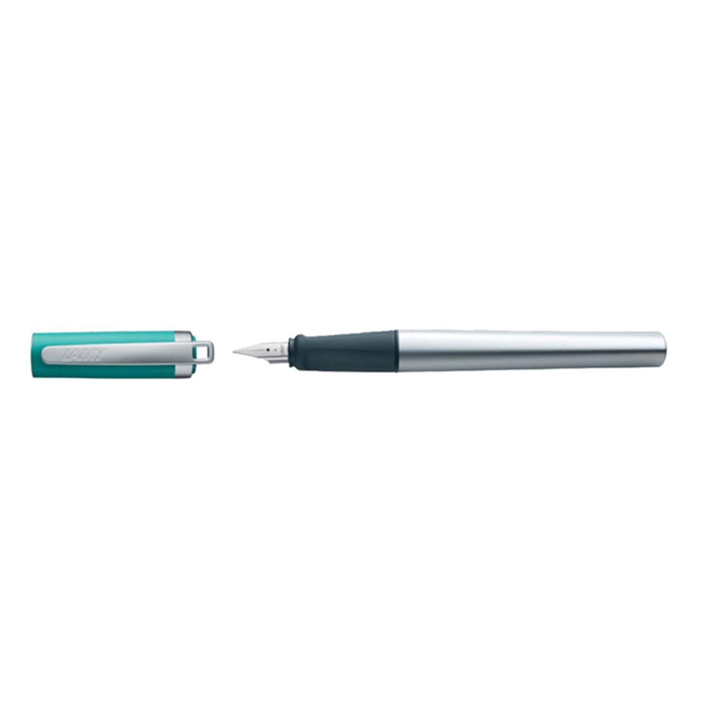Lamy Nexx M Dolma Kalem, Alüminyum Gövde, Plastik  Kapak, Parlak Çelik Uç, Metal Klips, (B) Uç, Su Ye