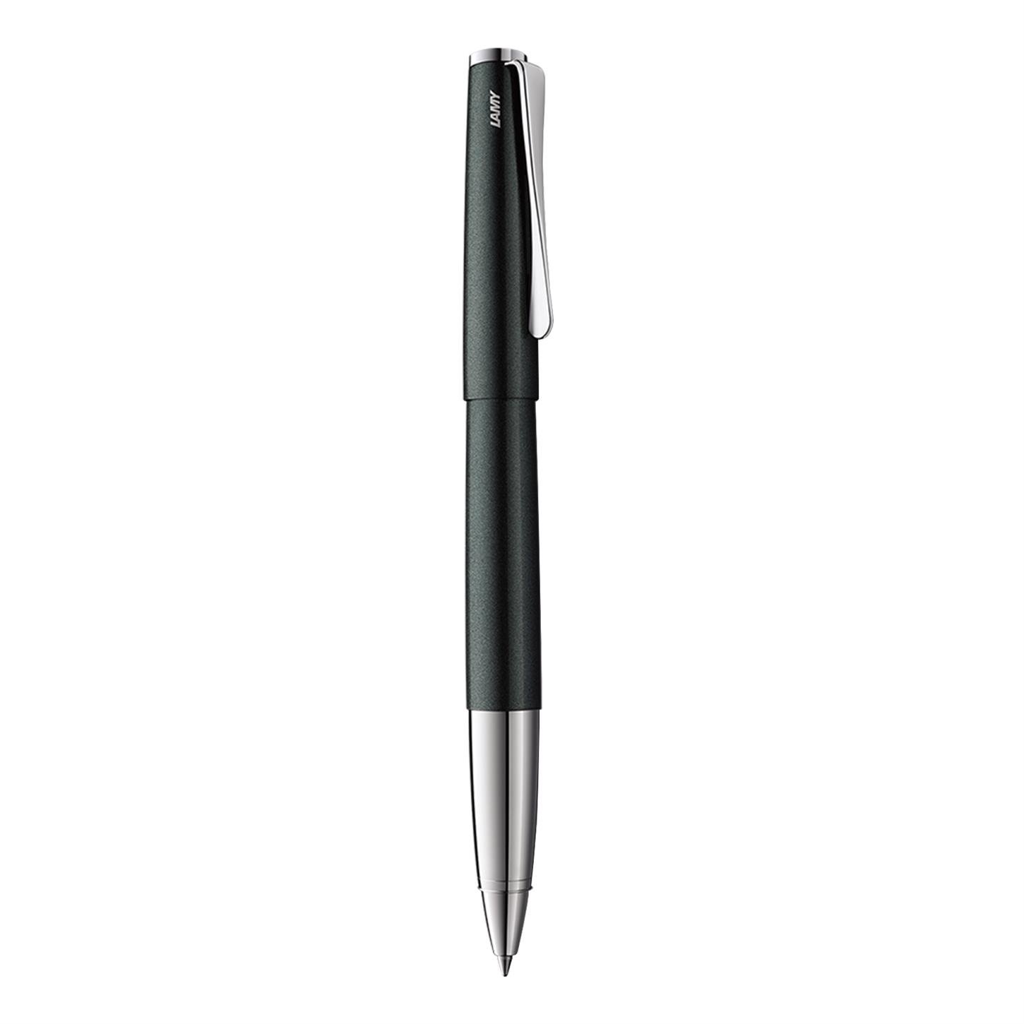 Lamy Studio Roller Kalem, Siyah Gövde, Pervane Şekilli Çelik Klips, Siyah