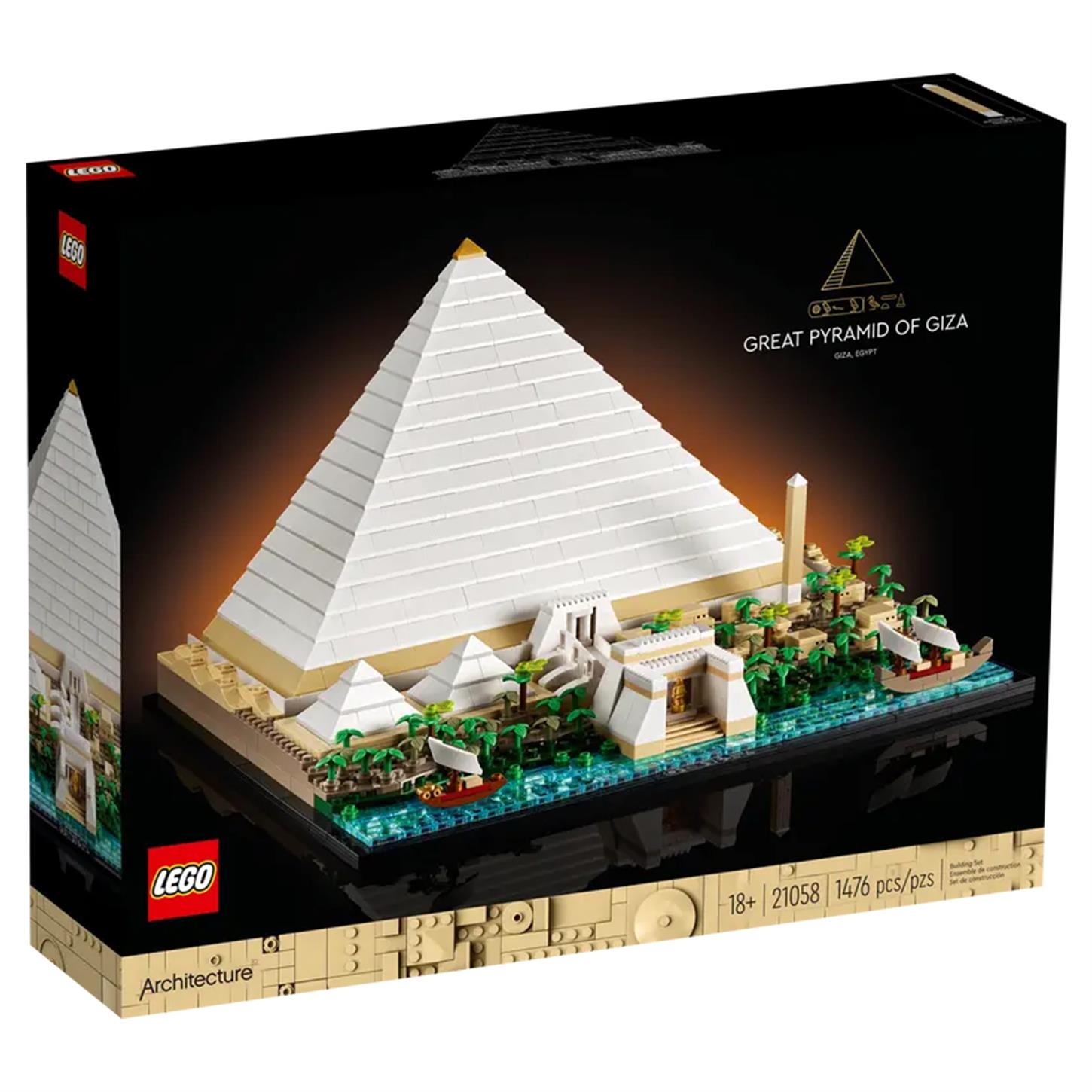 Lego Architecture Keops Piramidi 1476 Parça 21058  1476 Parça 21058