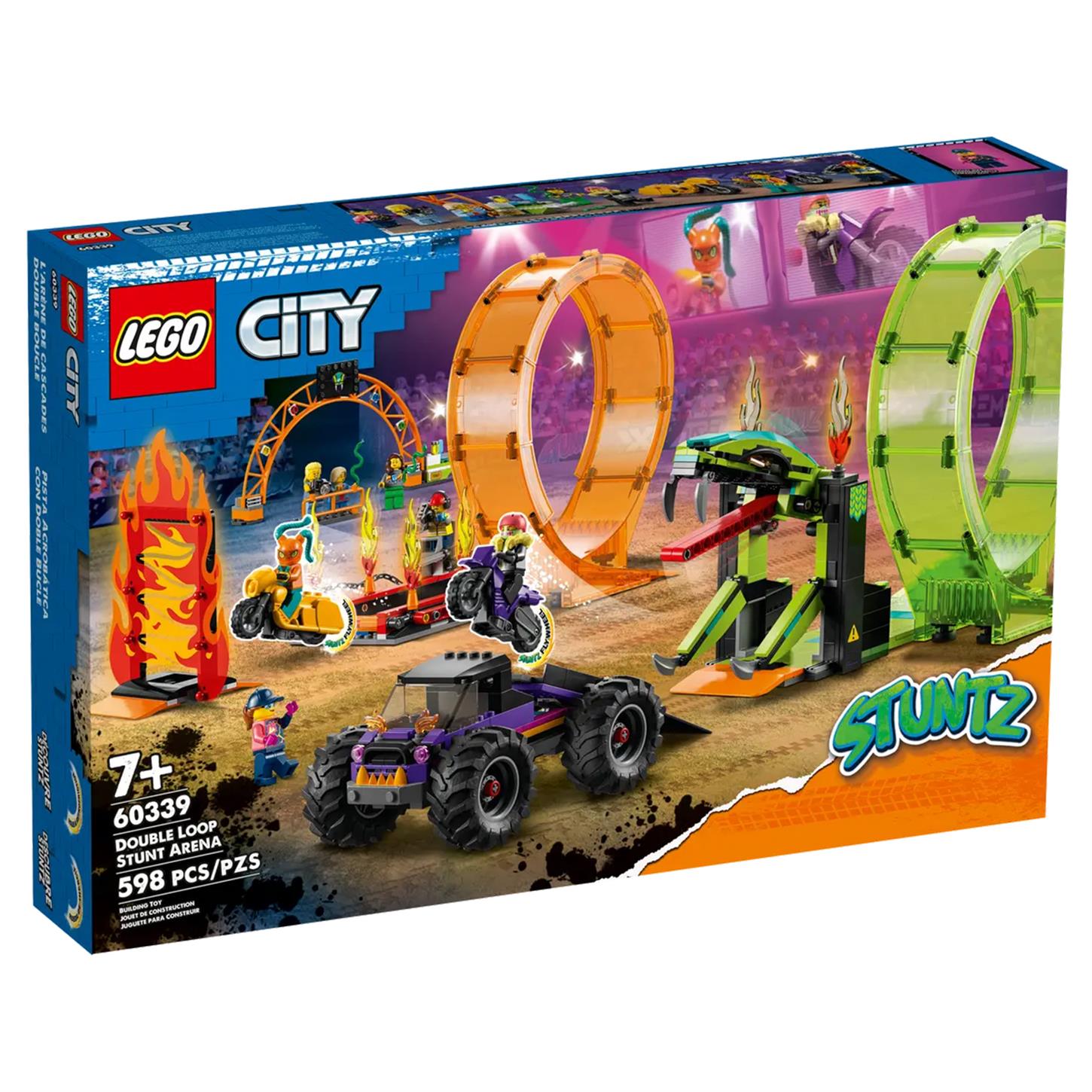 Lego City Çift Çemberli Gösteri Arenası 598 Parça 60339