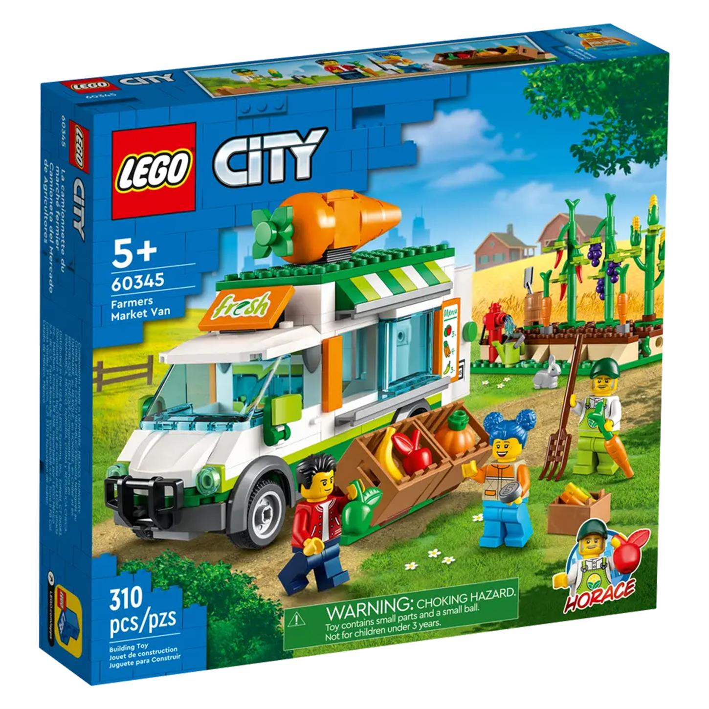 Lego City Çiftçi Pazarı Minibüsü 310 Parça 60345
