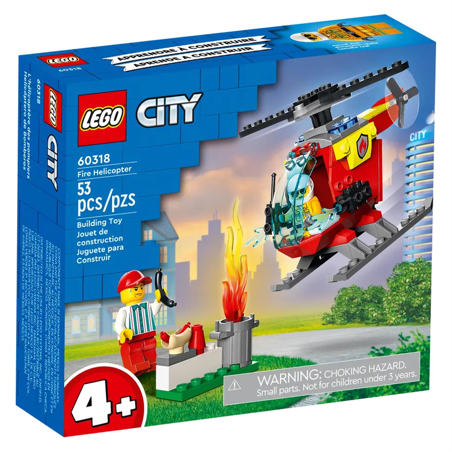 Lego City - İtfaiye Helikopteri 53 Parça 60318