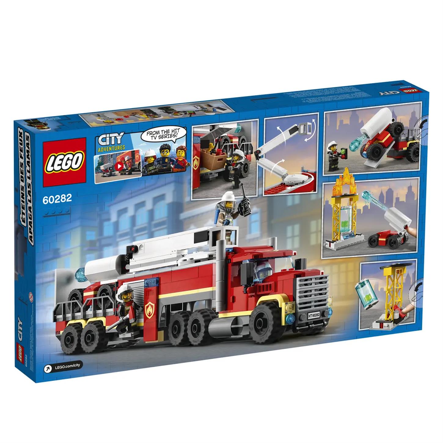 Lego City - İtfaiye Komuta Birimi 380 Parça 60282