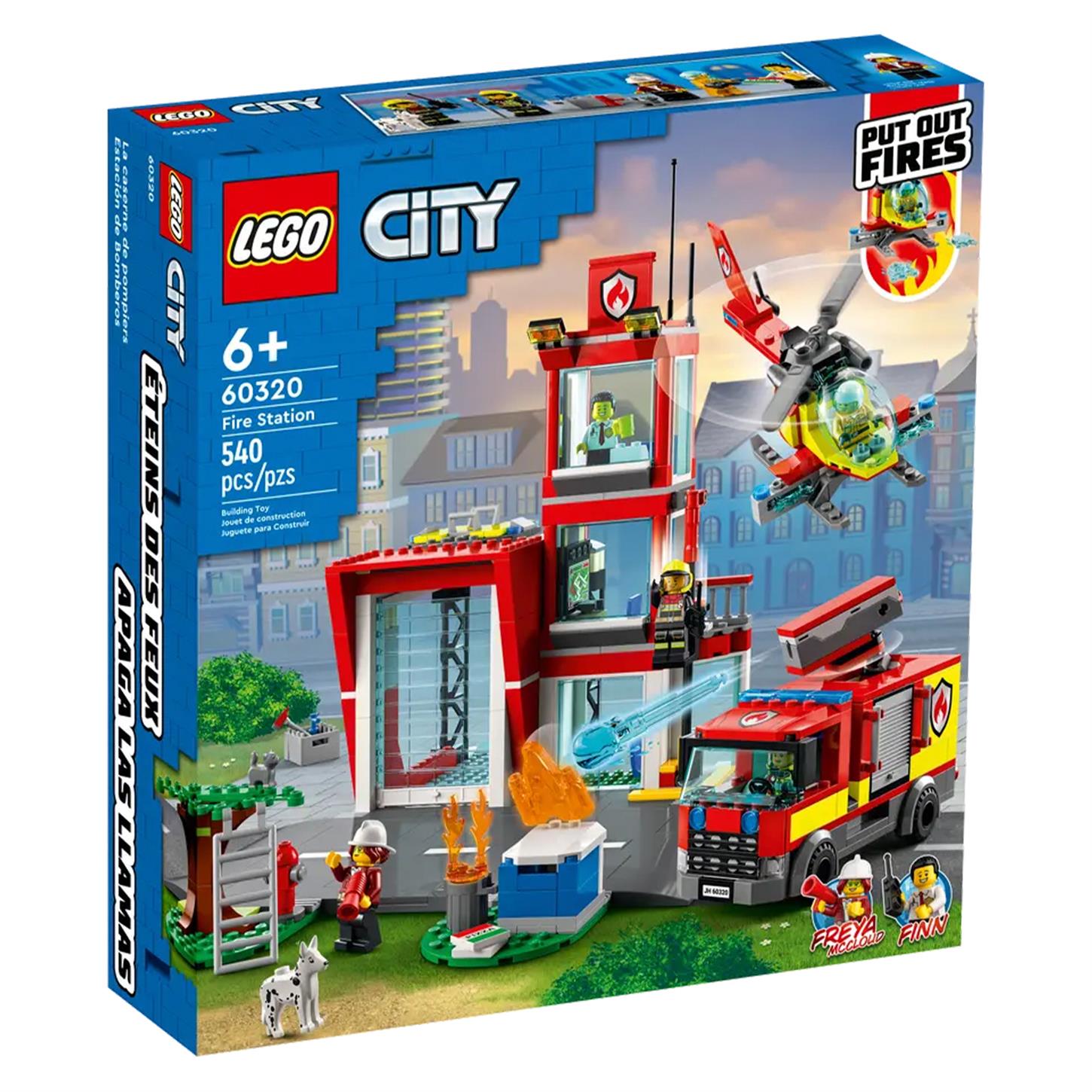 Lego City - İtfaiye Merkezi 540 Parça 60320